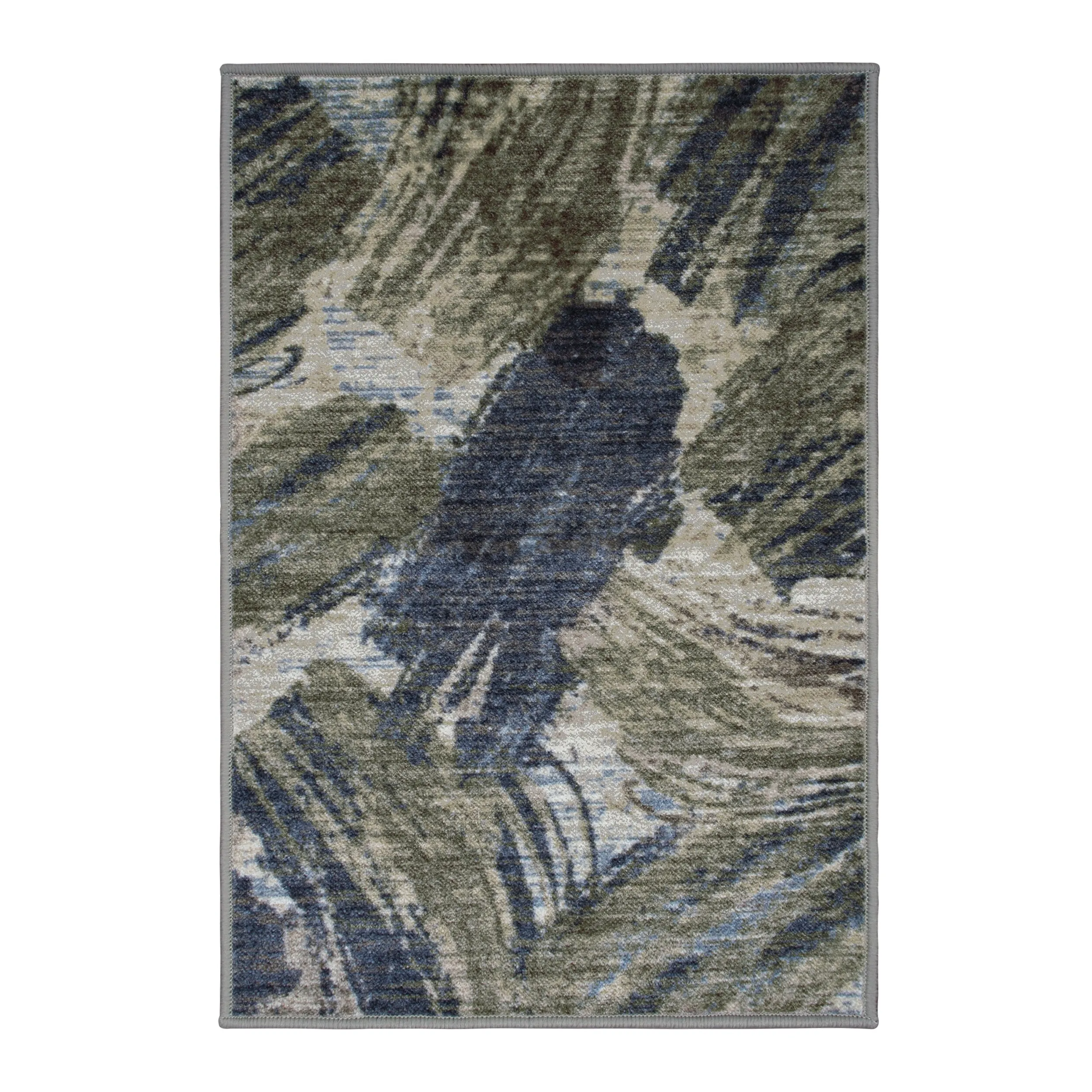 Superior Rivas Printed Non-Slip Washable Indoor Area Rug