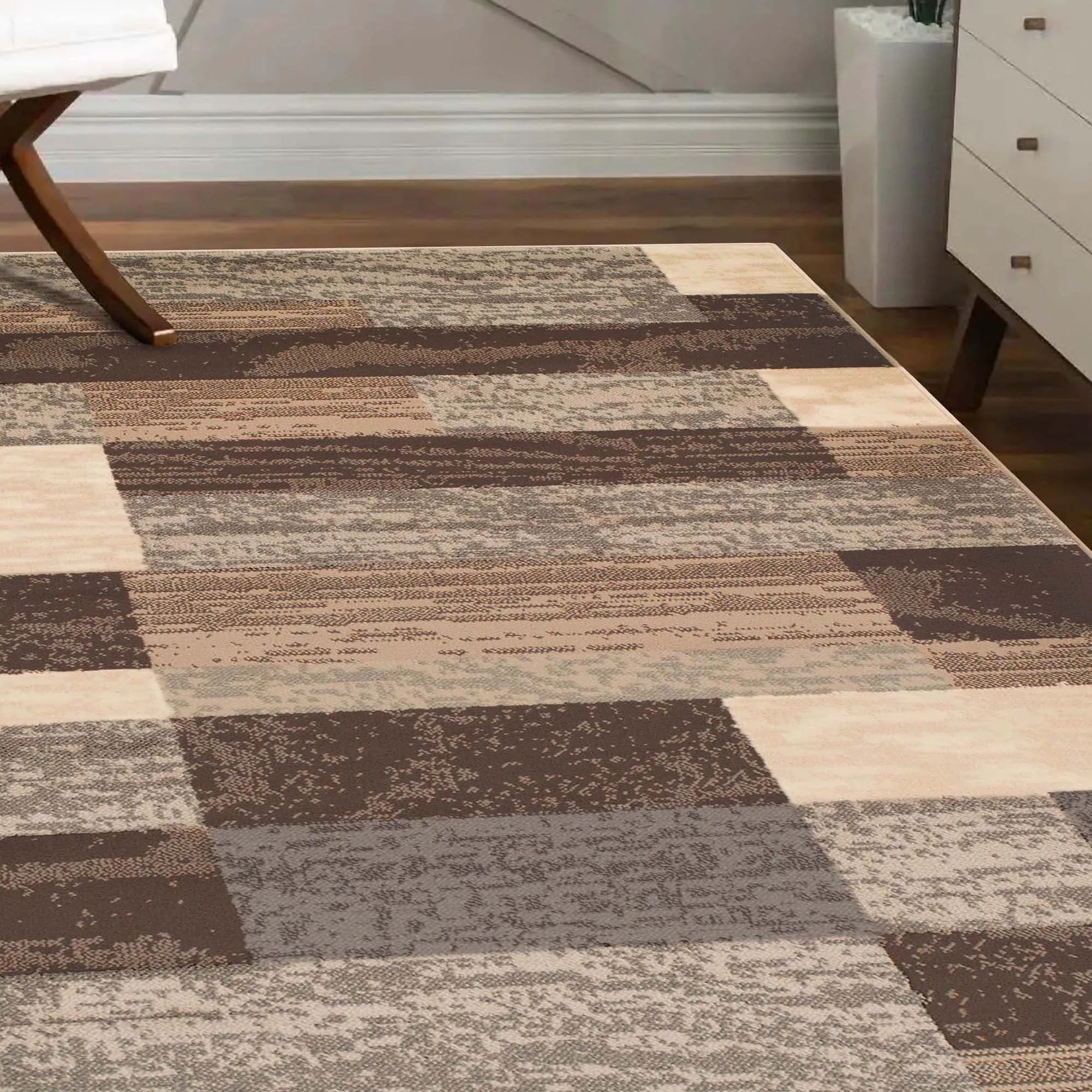 Superior Rockwood Patchwork Indoor Area Rug or Runner