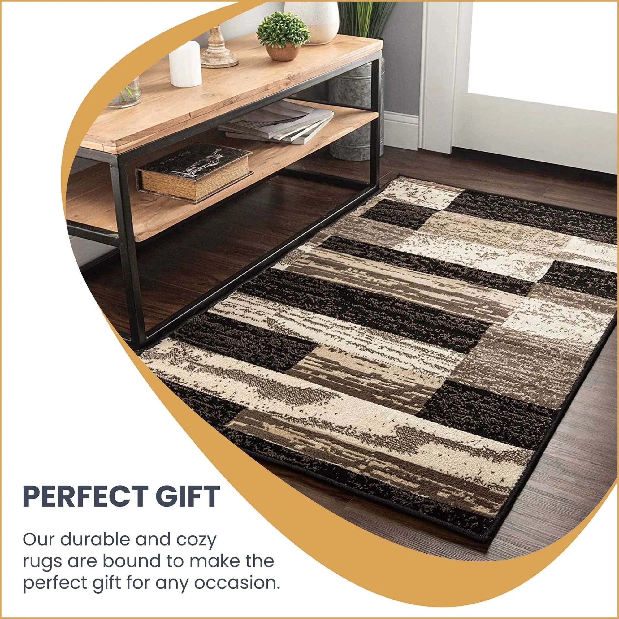 Superior Rockwood Patchwork Indoor Area Rug or Runner