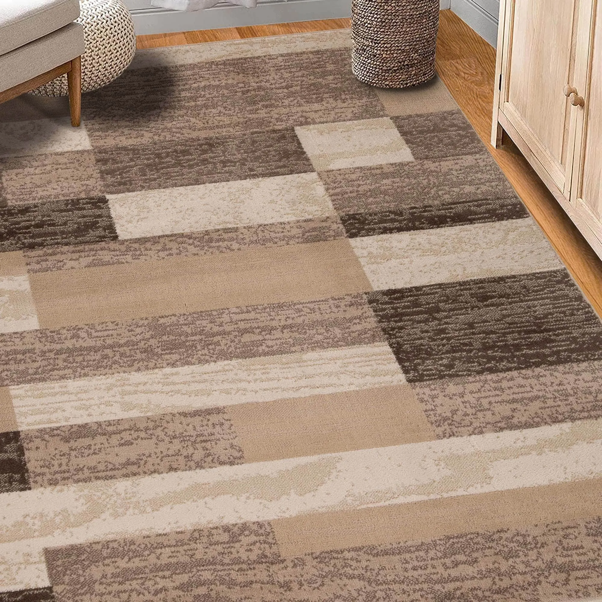 Superior Rockwood Patchwork Indoor Area Rug or Runner