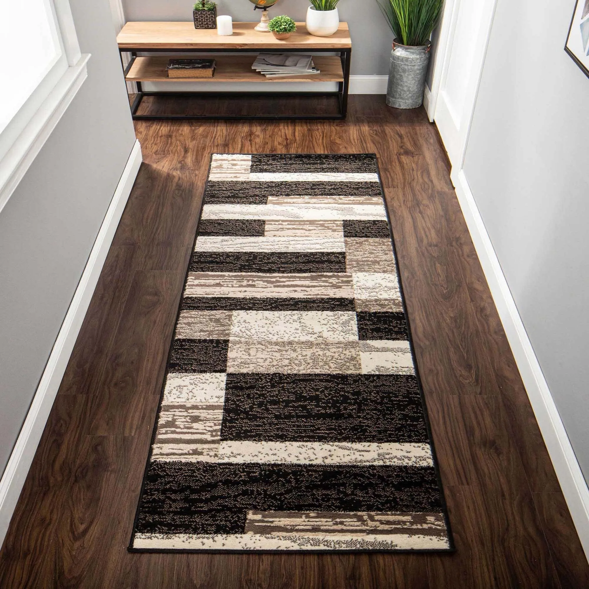 Superior Rockwood Patchwork Indoor Area Rug or Runner