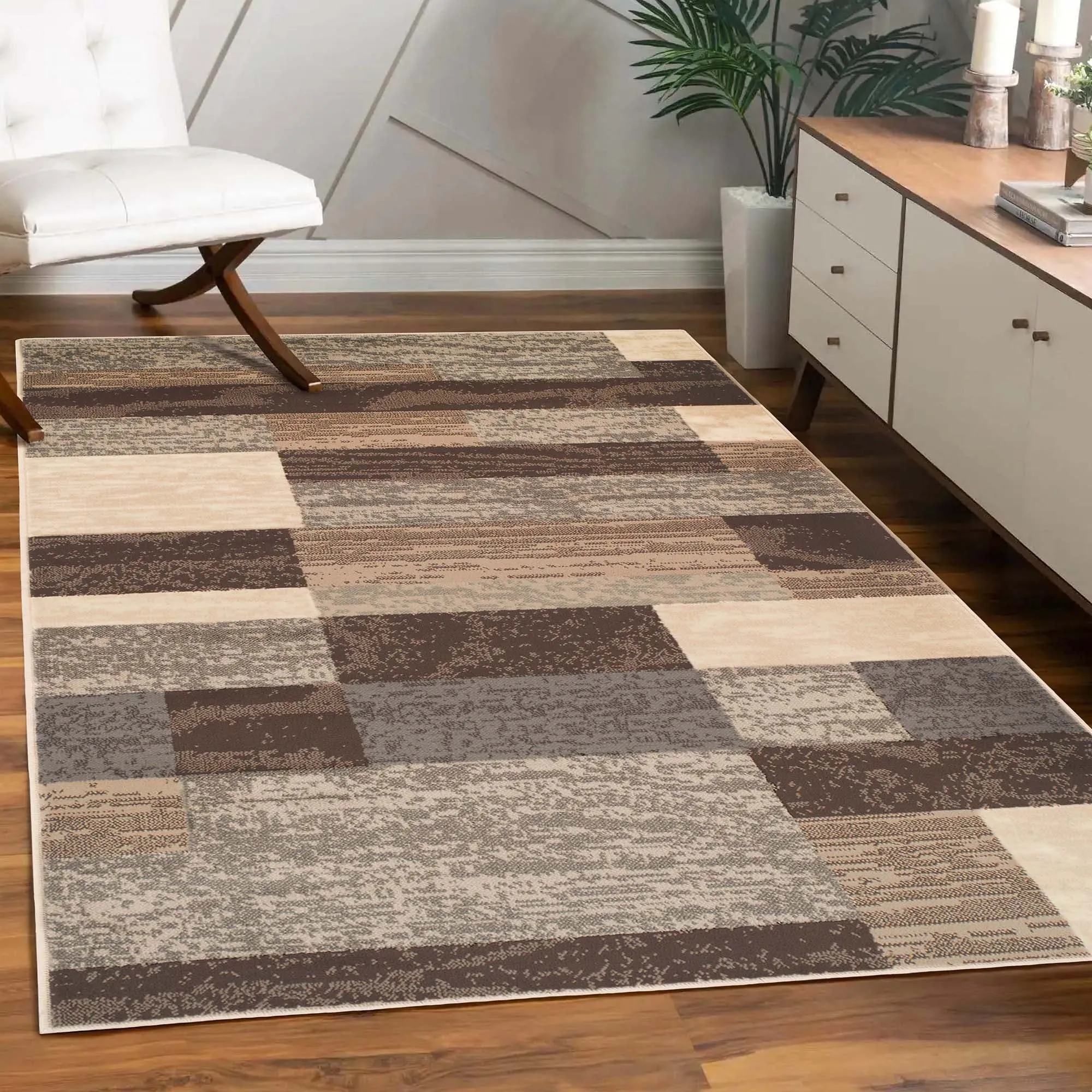 Superior Rockwood Patchwork Indoor Area Rug or Runner