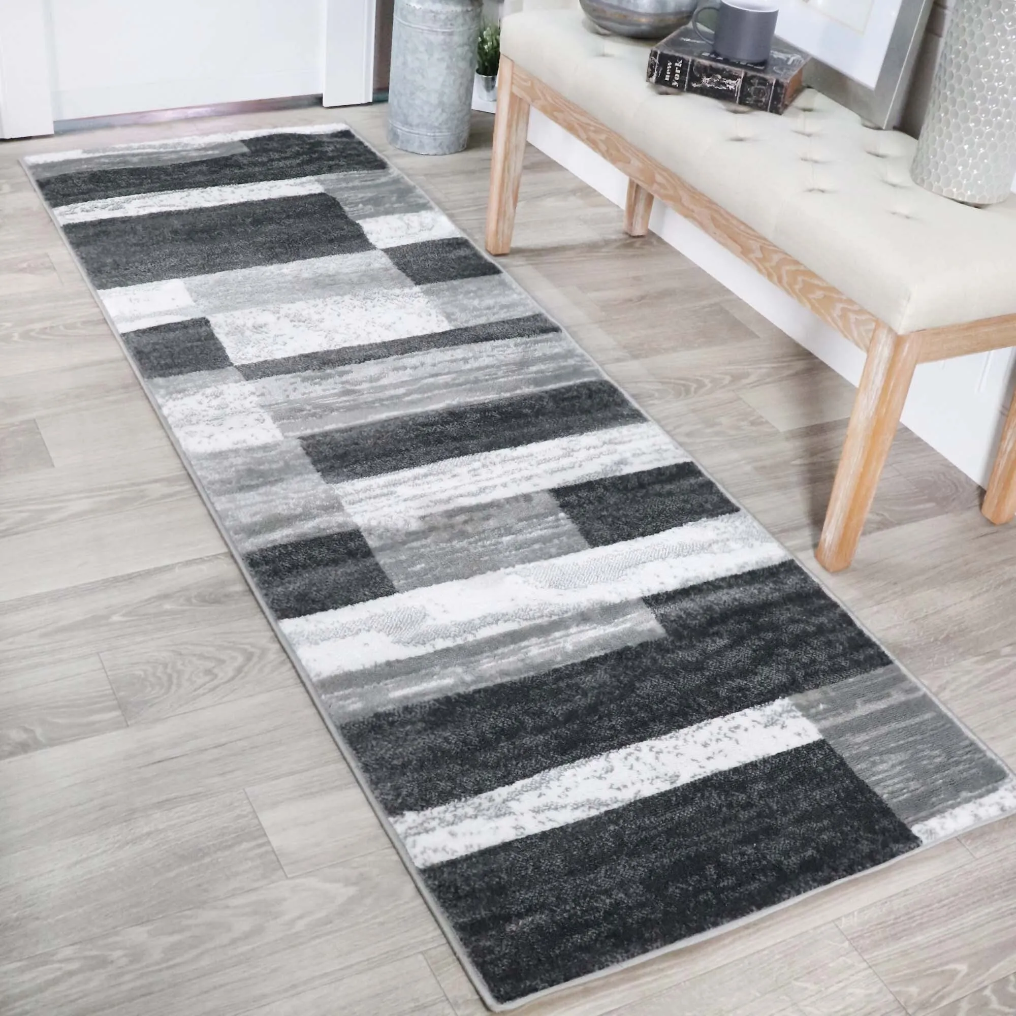 Superior Rockwood Patchwork Indoor Area Rug or Runner