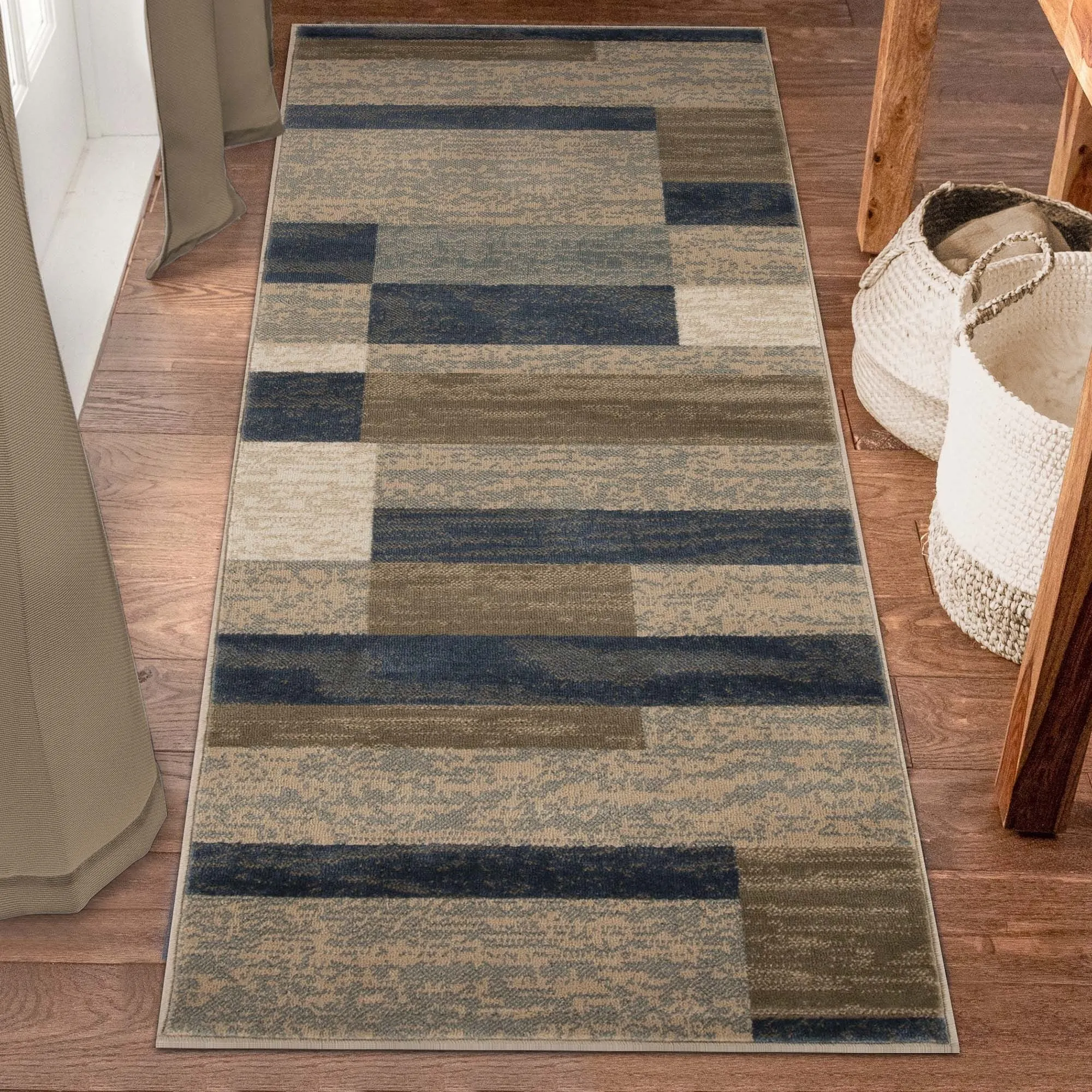 Superior Rockwood Patchwork Indoor Area Rug or Runner