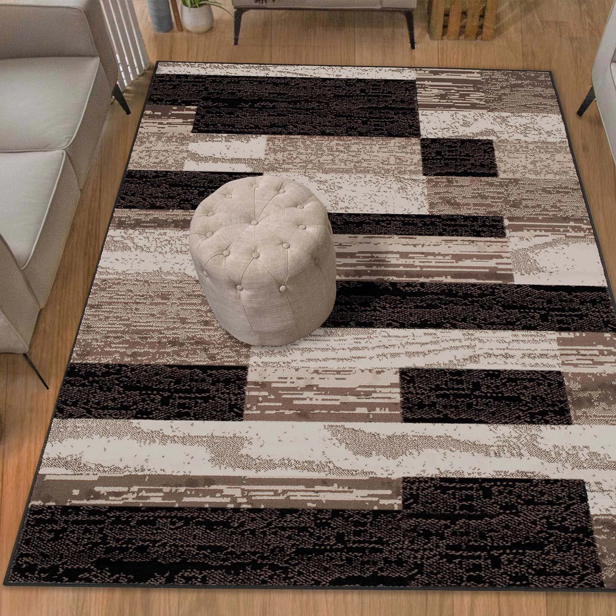 Superior Rockwood Patchwork Indoor Area Rug or Runner