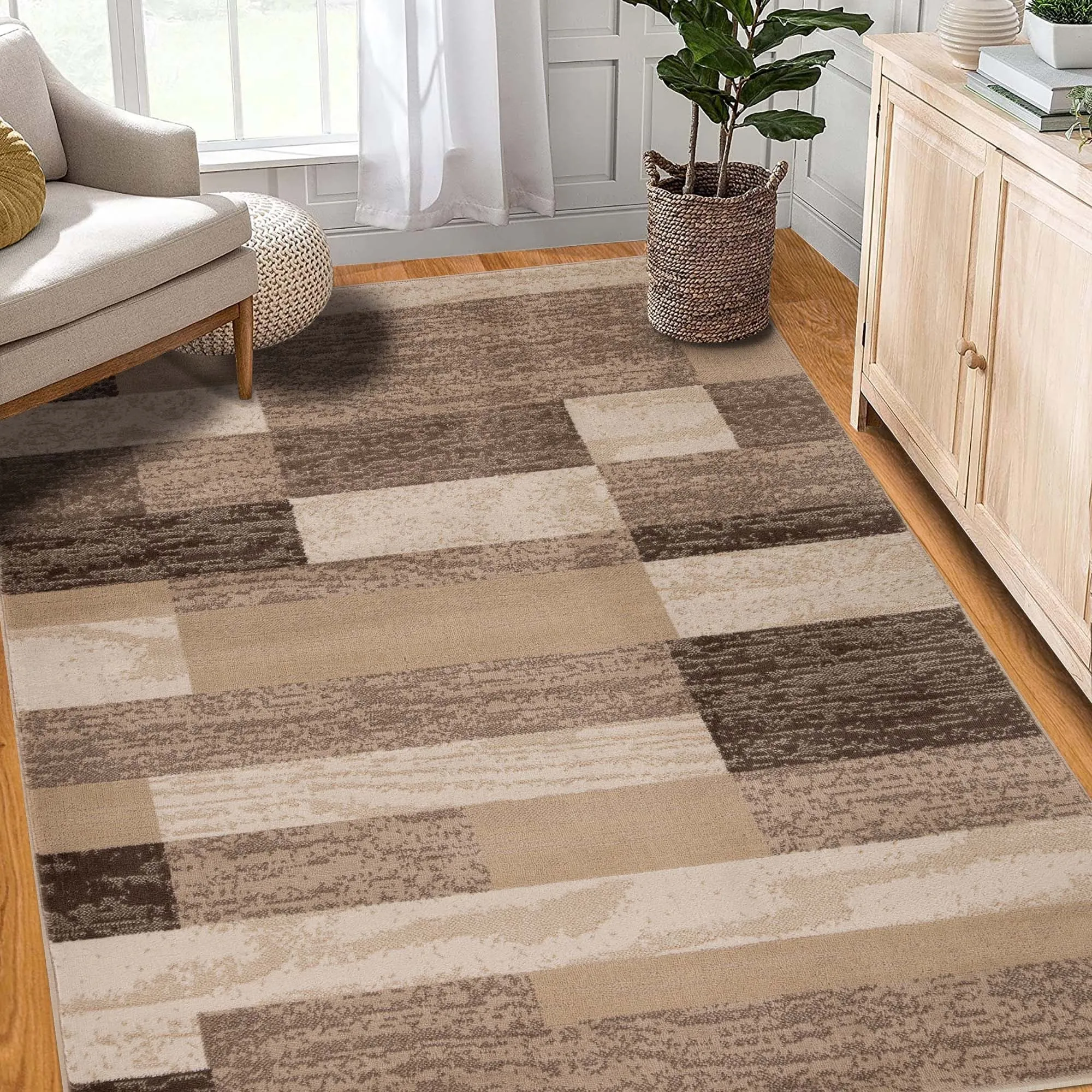 Superior Rockwood Patchwork Indoor Area Rug or Runner