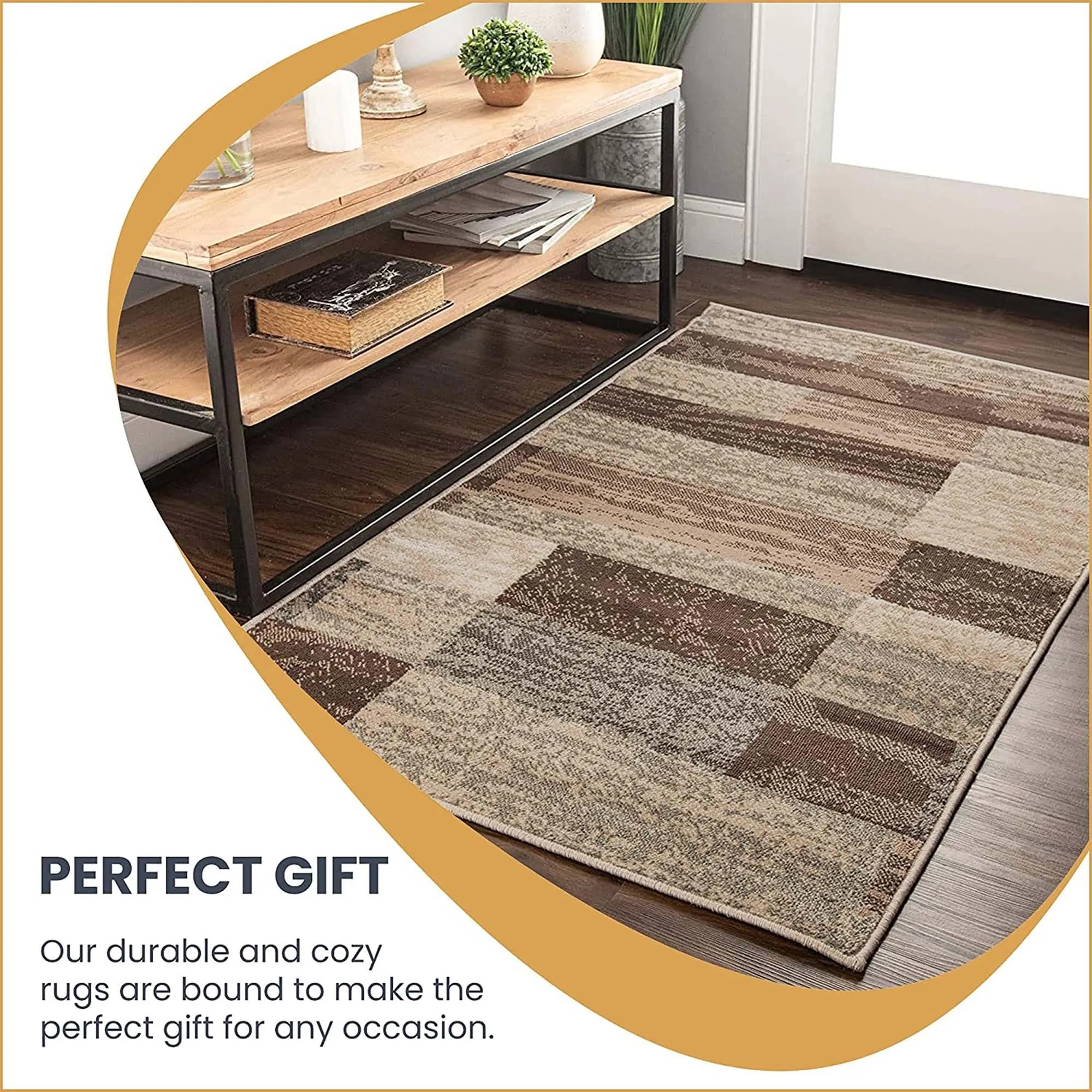 Superior Rockwood Patchwork Indoor Area Rug or Runner