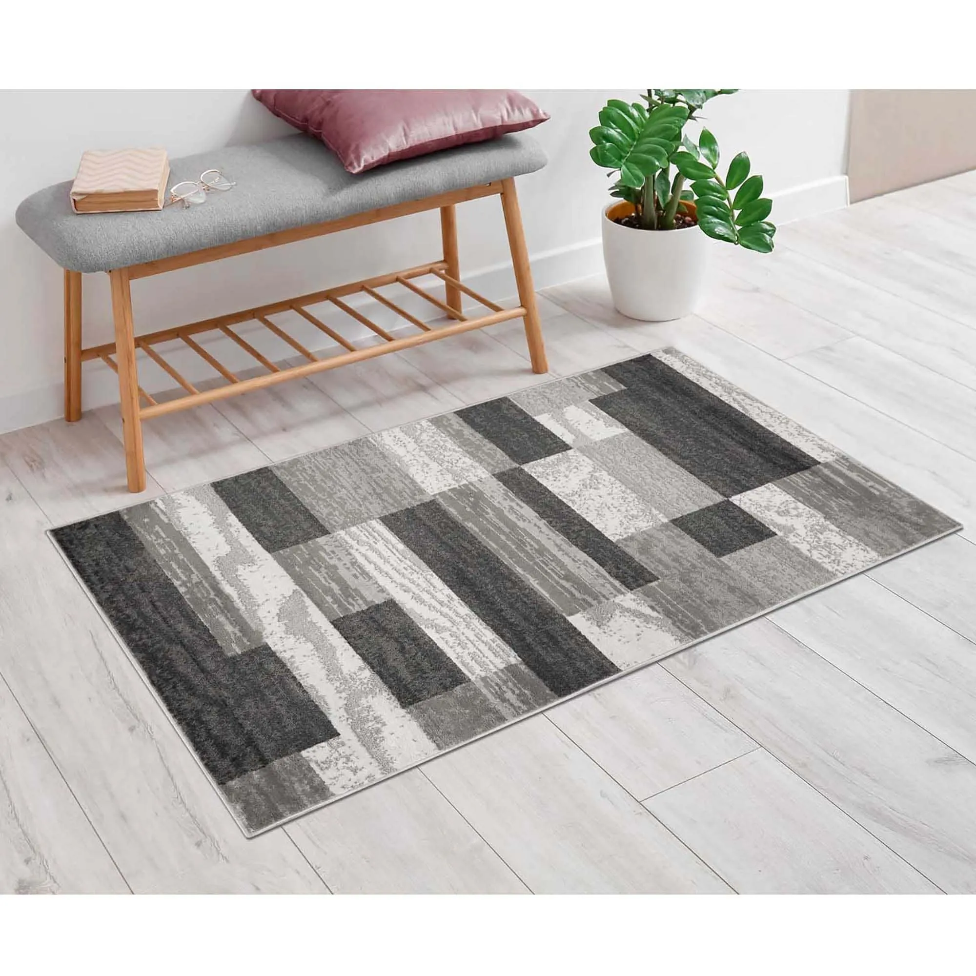 Superior Rockwood Patchwork Indoor Area Rug or Runner