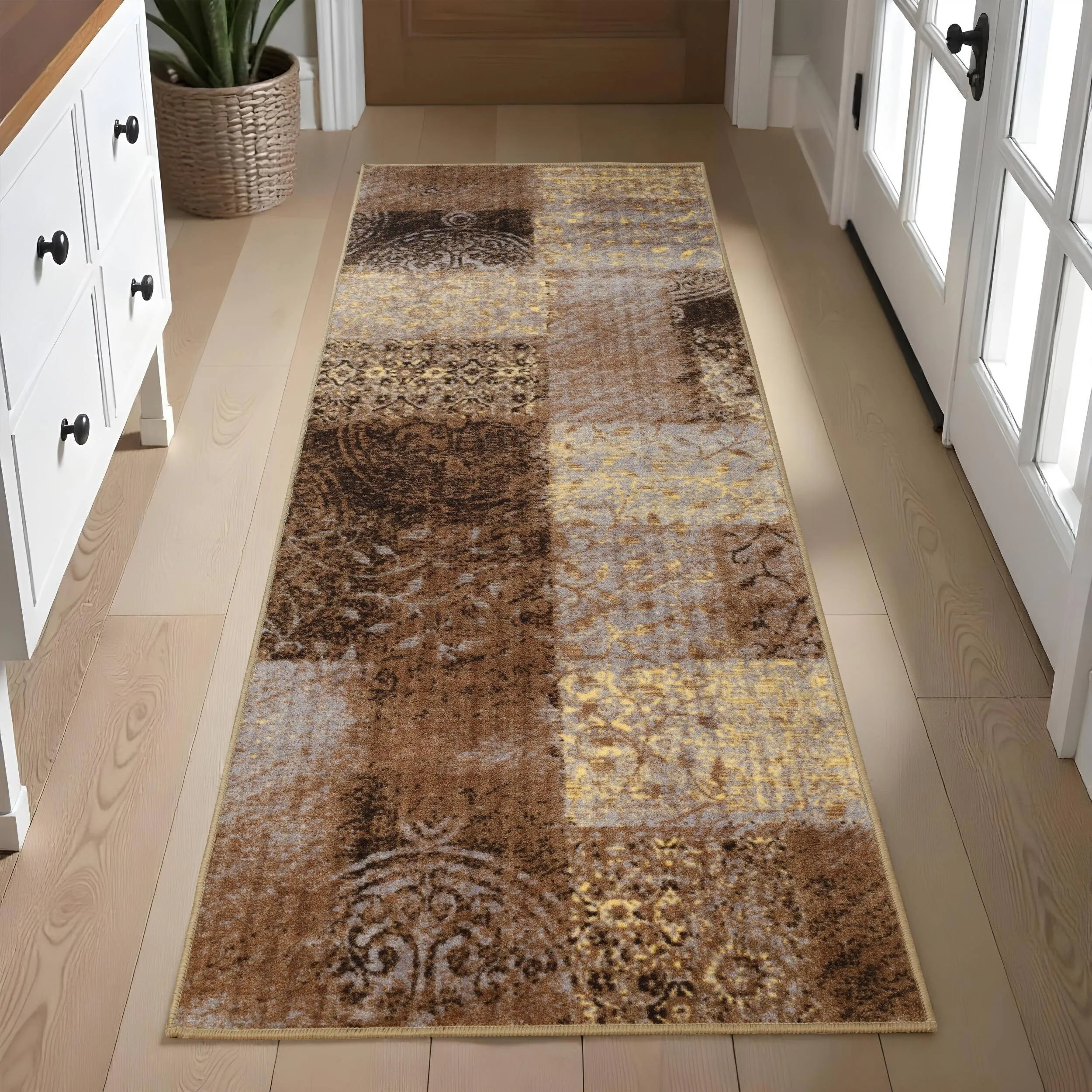 Superior Skinner Printed Non-Slip Indoor Area Rug