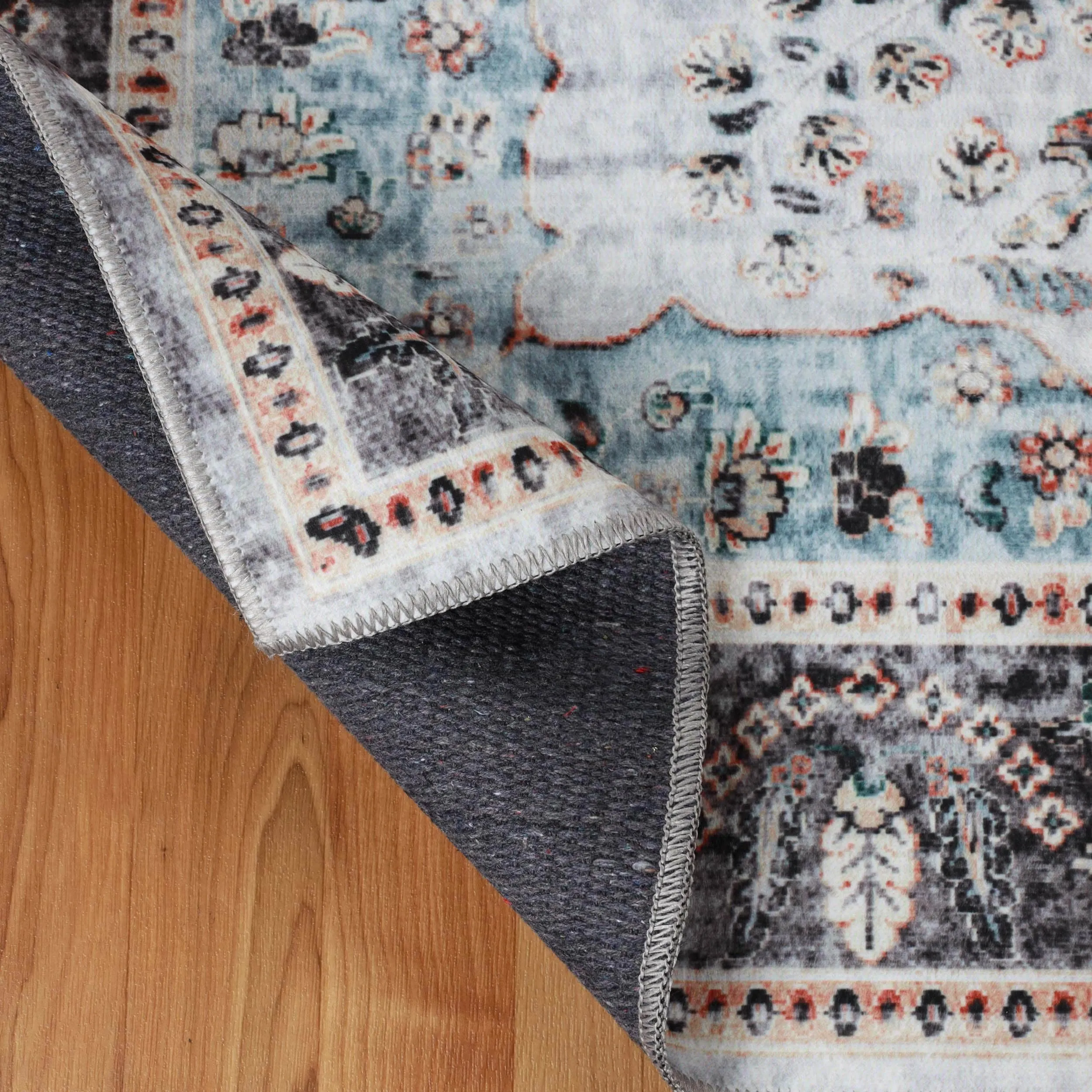 Superior Sparrow Medallion Machine Washable Indoor Area Rug or Runner