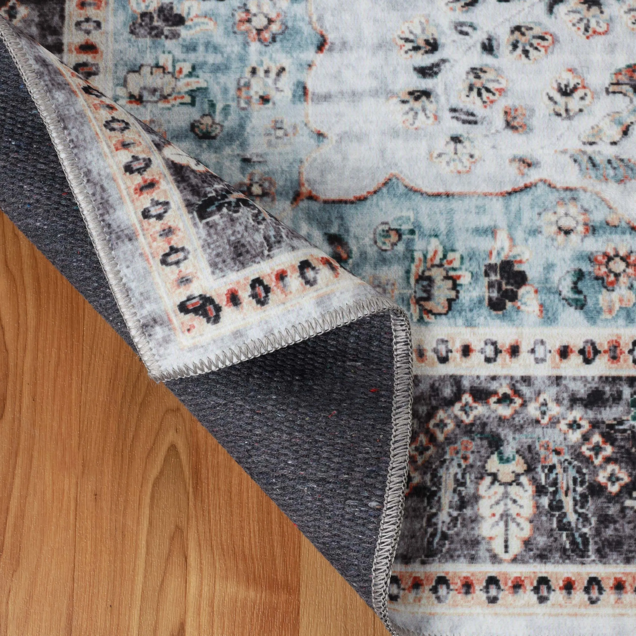 Superior Sparrow Medallion Machine Washable Indoor Area Rug or Runner