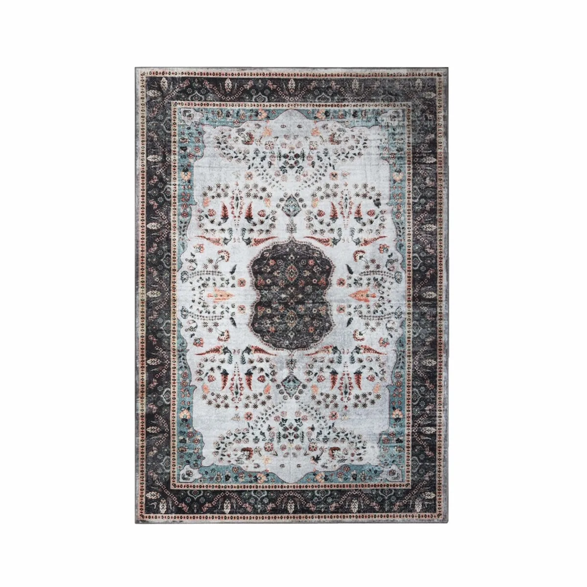Superior Sparrow Medallion Machine Washable Indoor Area Rug or Runner