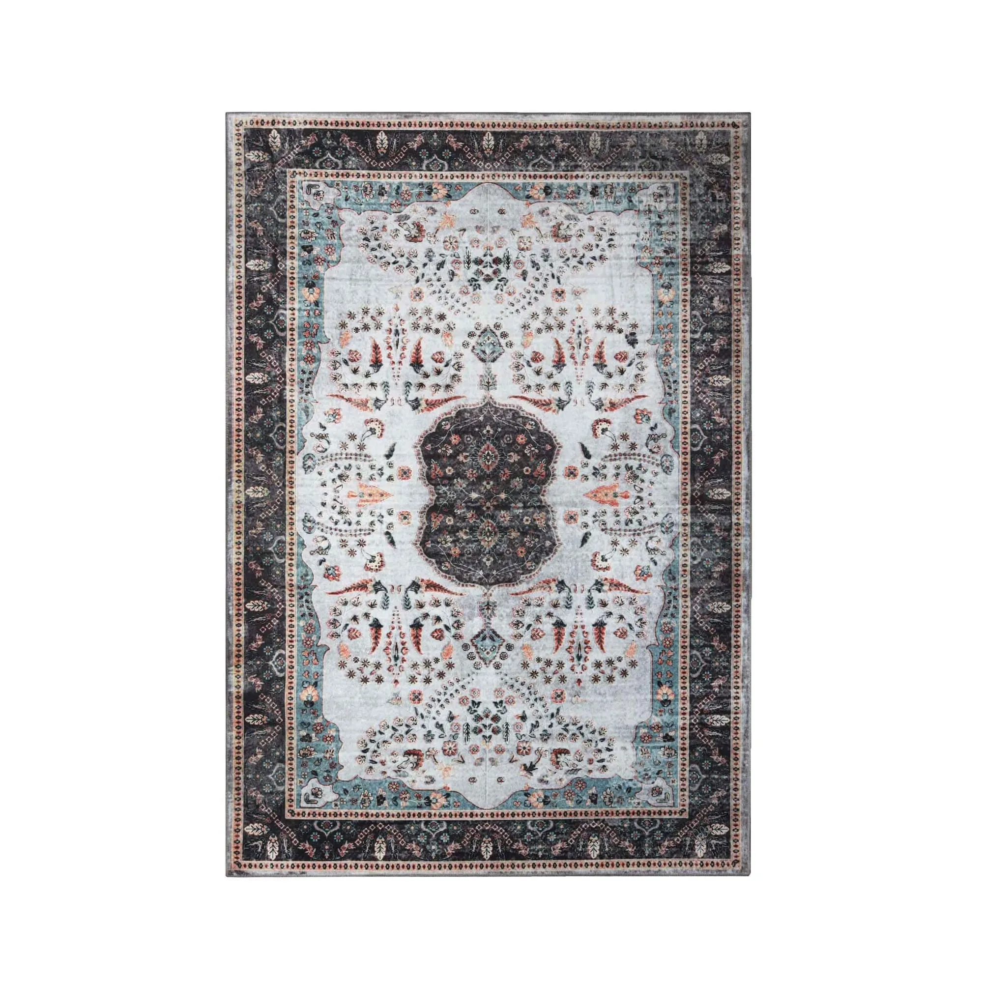 Superior Sparrow Medallion Machine Washable Indoor Area Rug or Runner