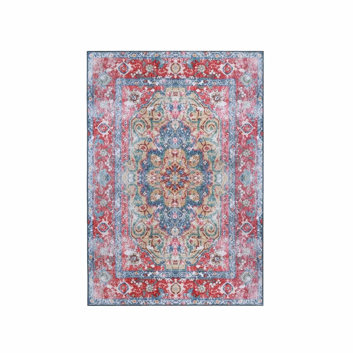 Superior Tanager Rustic Non-Slip Machine Washable Indoor Area Rug or Runner