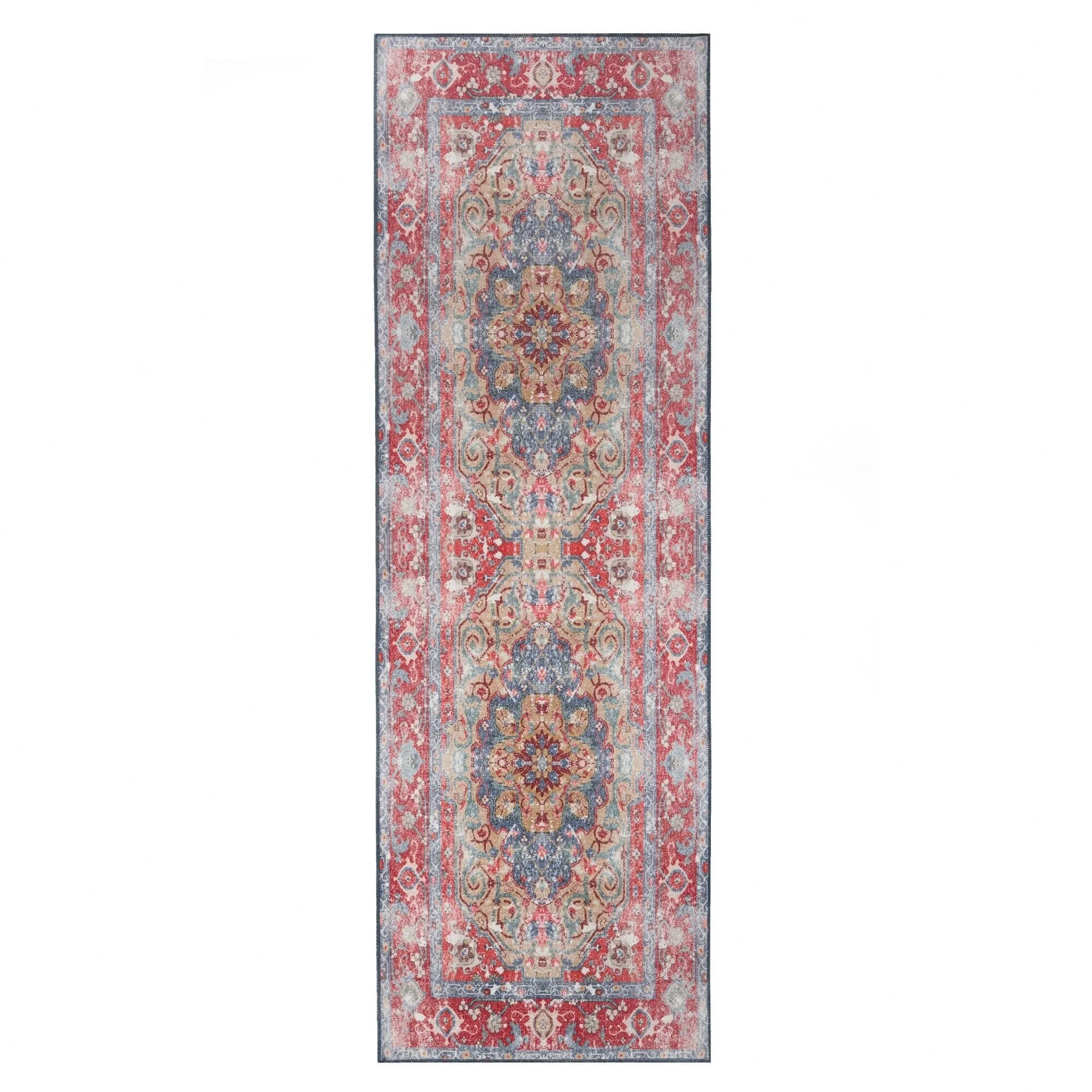 Superior Tanager Rustic Non-Slip Machine Washable Indoor Area Rug or Runner