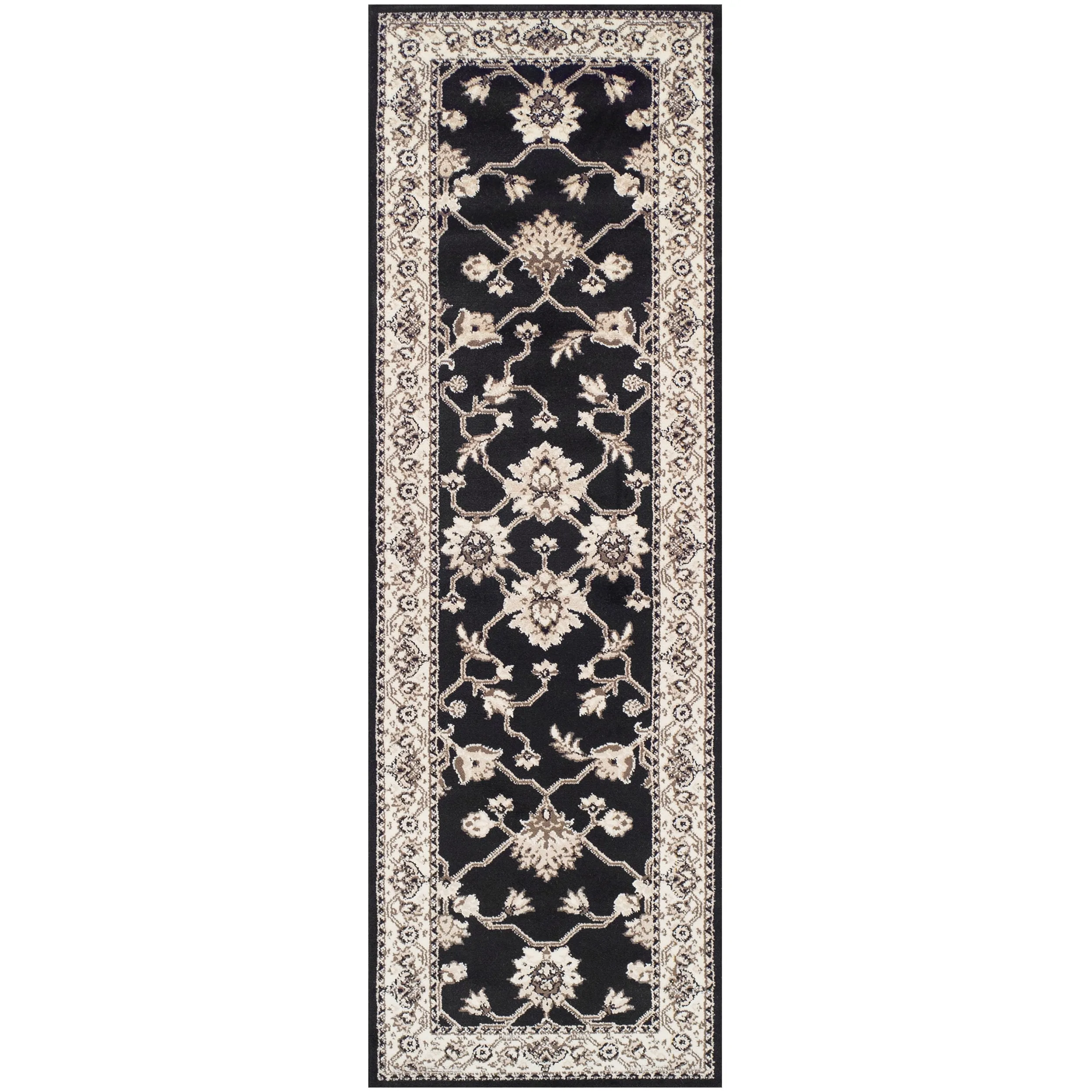 Superior Traditional Floral and Vines Indoor Area Rug