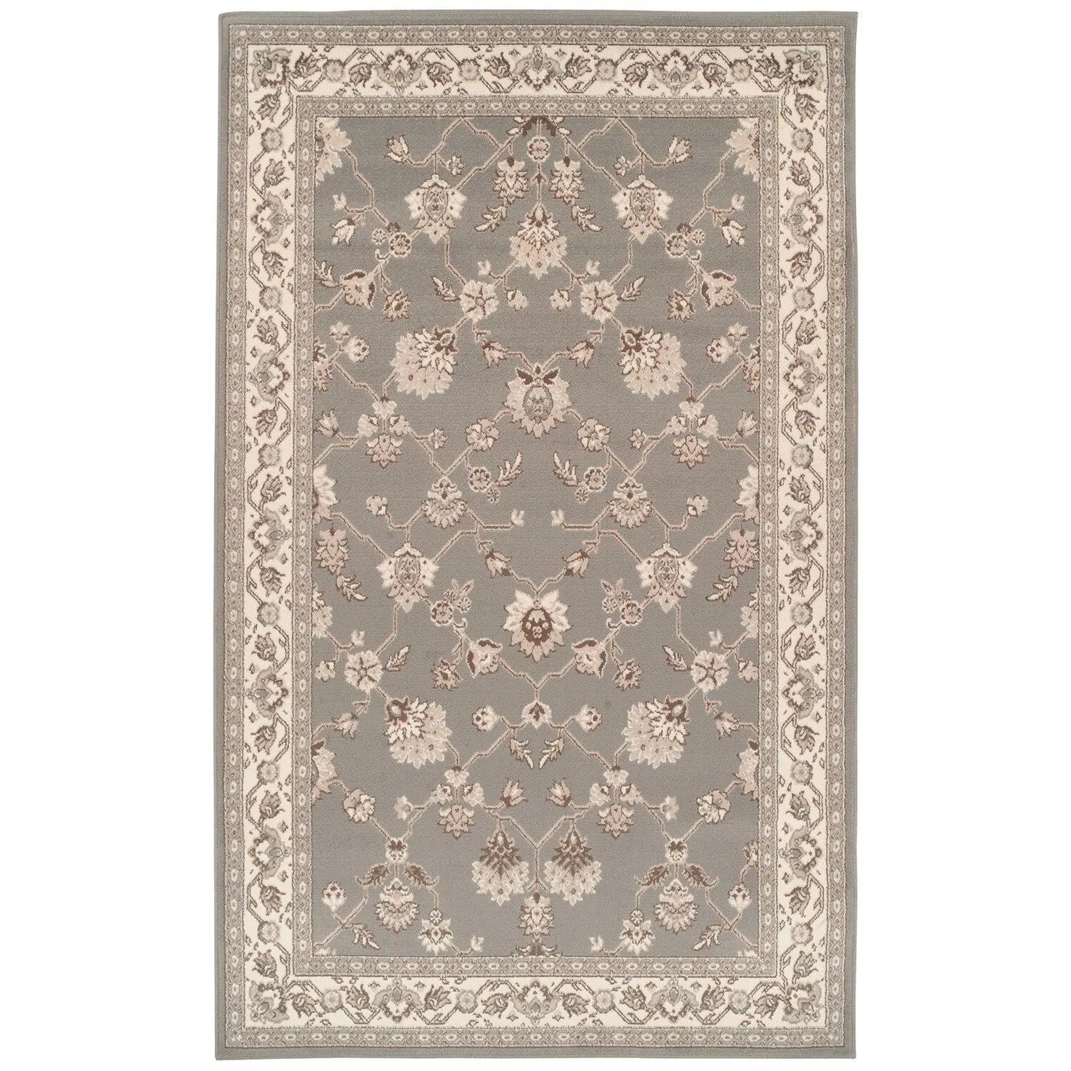 Superior Traditional Floral and Vines Indoor Area Rug