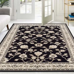 Superior Traditional Floral and Vines Indoor Area Rug