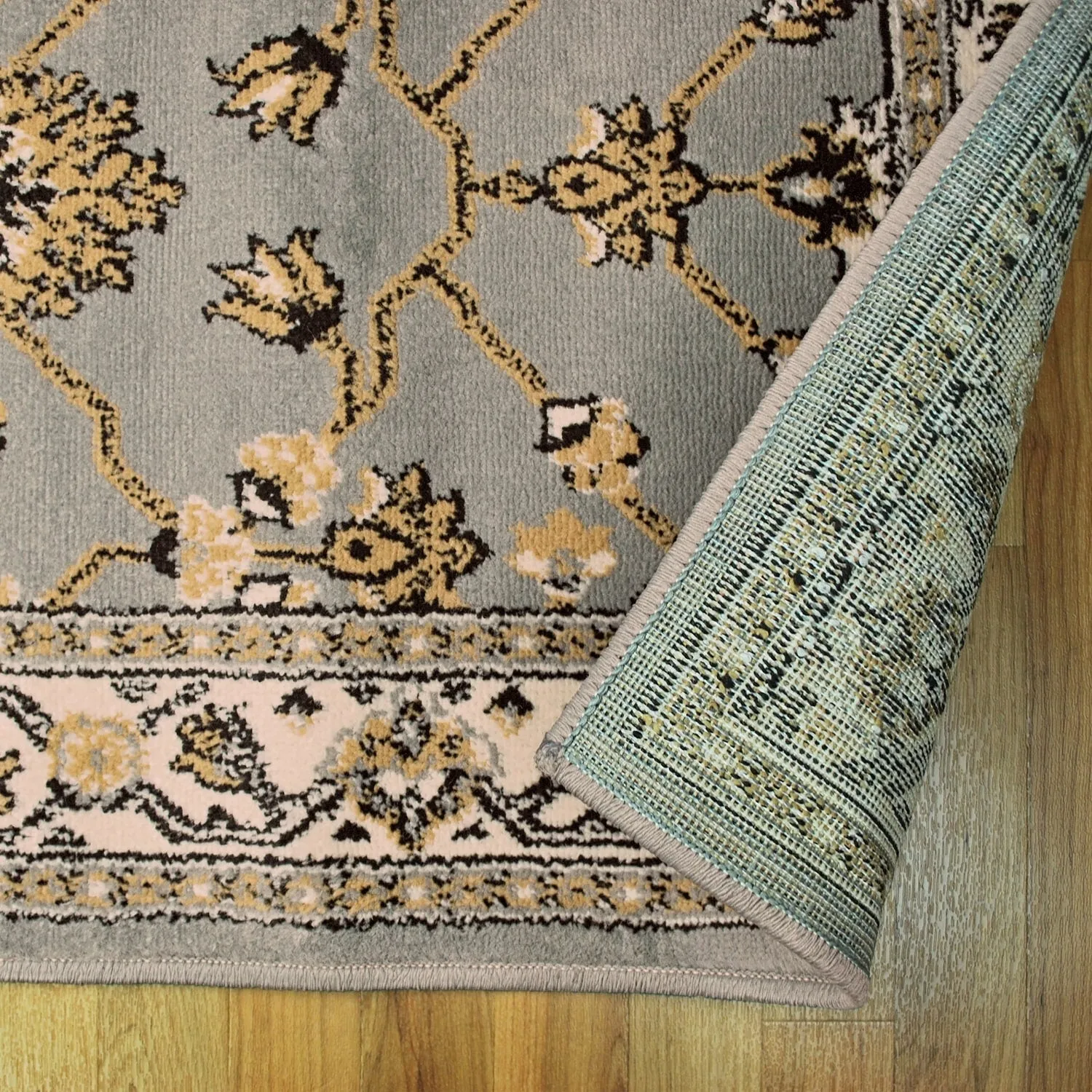 Superior Traditional Floral and Vines Indoor Area Rug