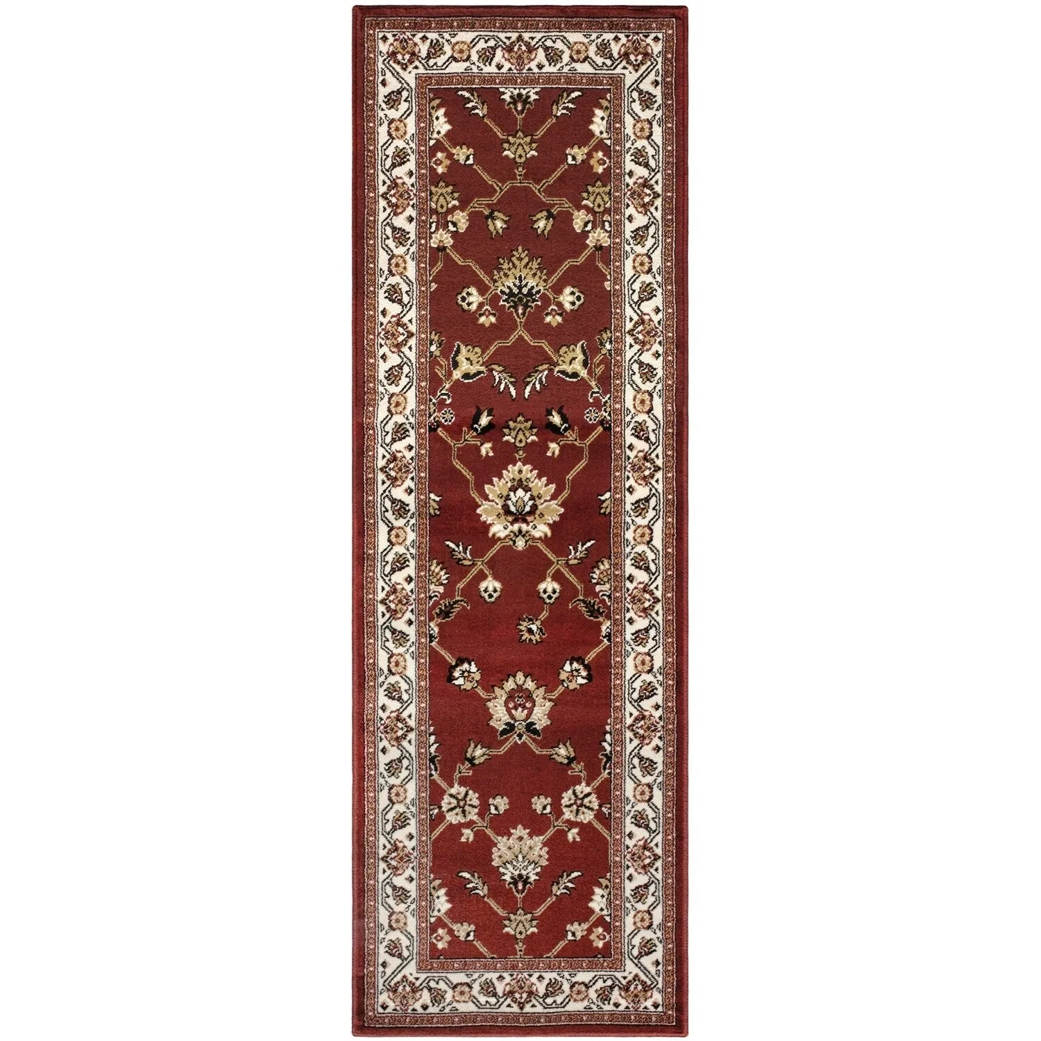 Superior Traditional Floral and Vines Indoor Area Rug