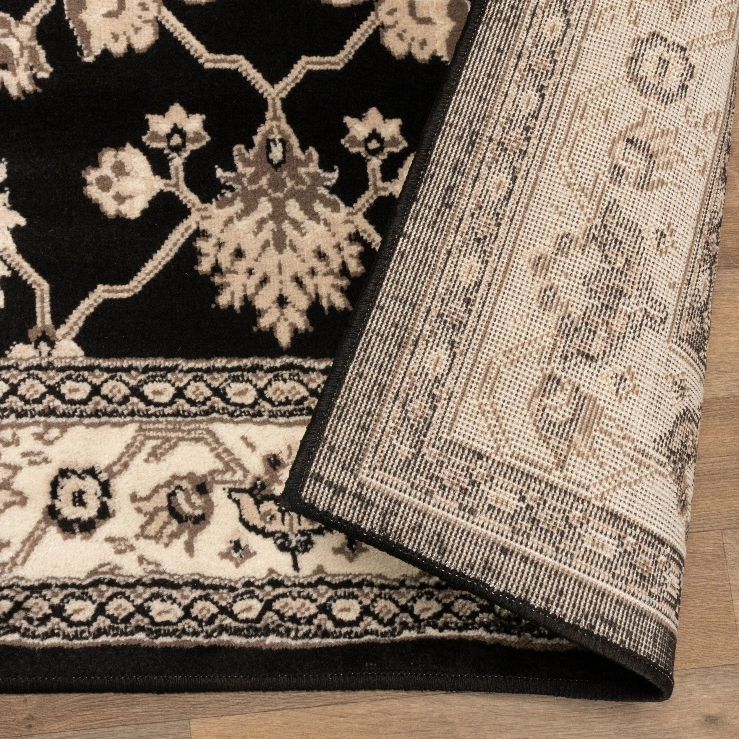 Superior Traditional Floral and Vines Indoor Area Rug