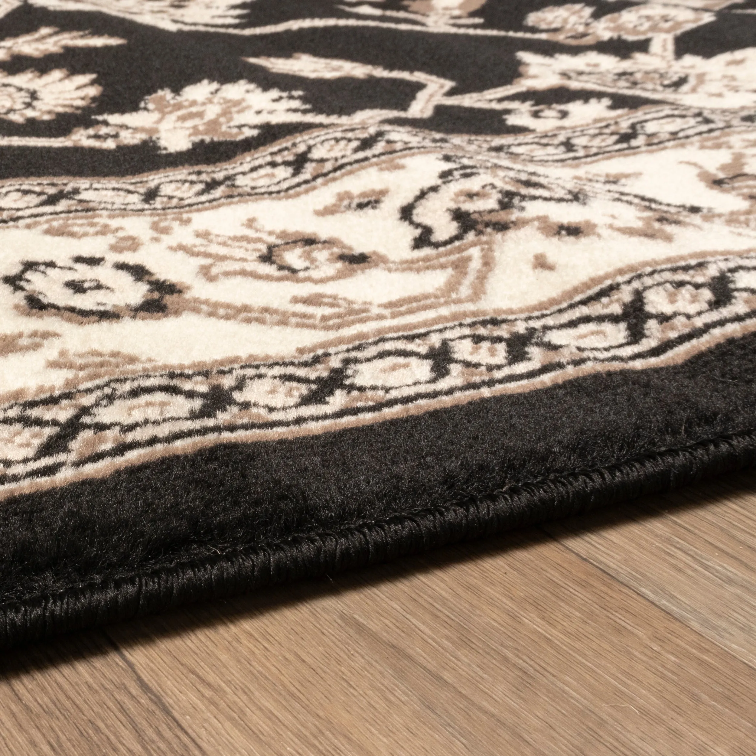 Superior Traditional Floral and Vines Indoor Area Rug