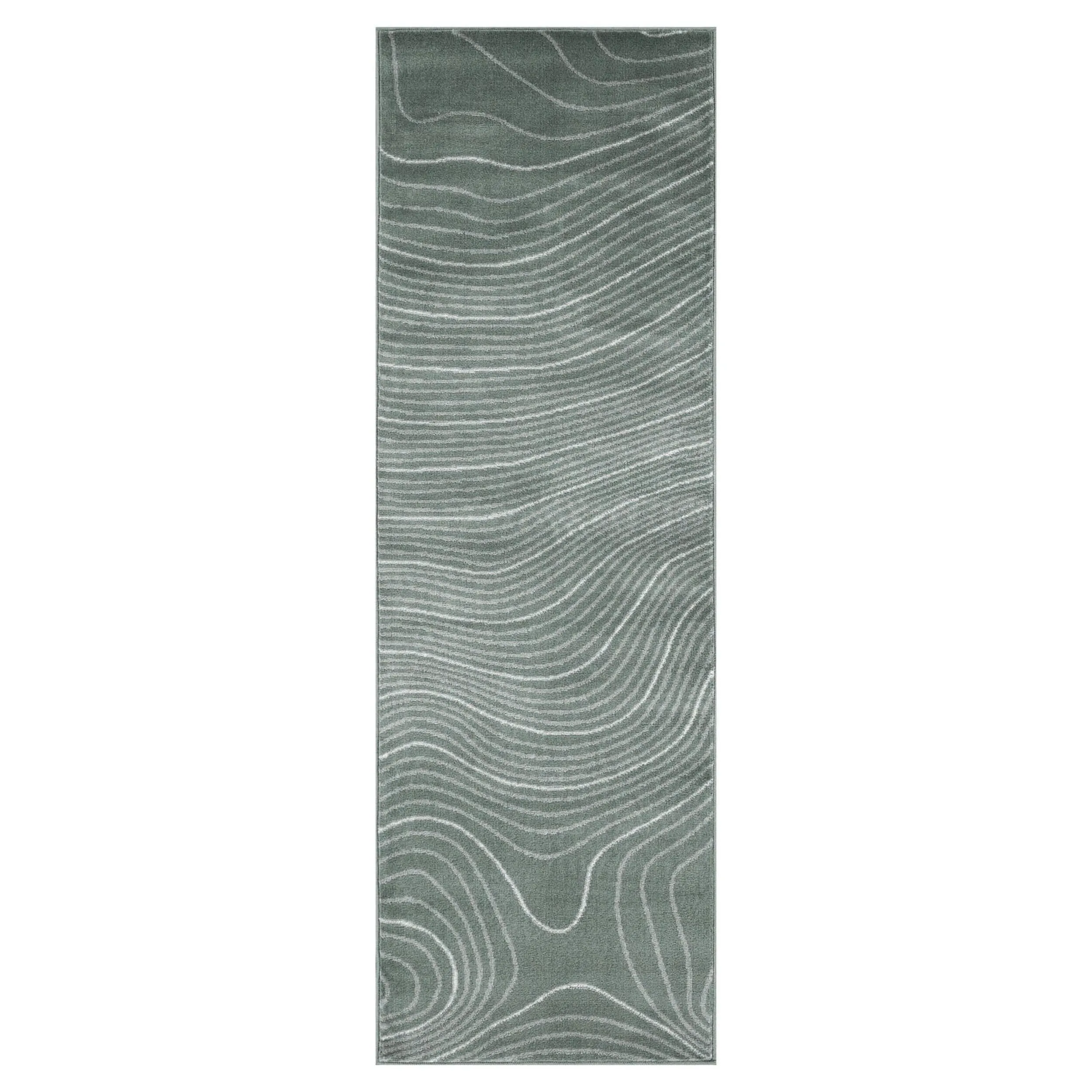 Superior Veer Modern Abstract Wood Grain Indoor Runner or Area Rug