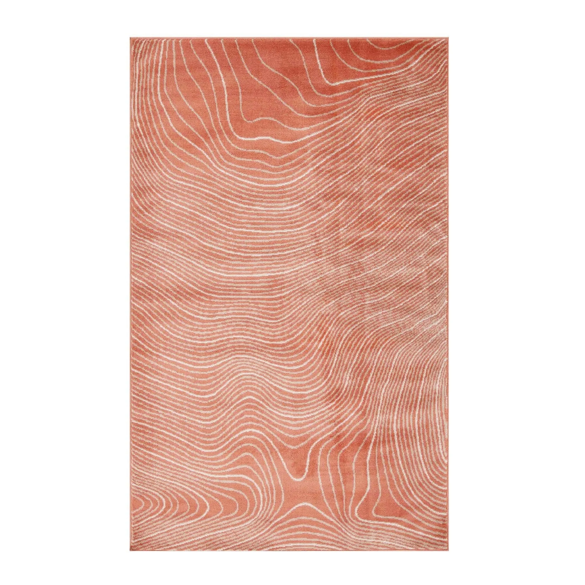Superior Veer Modern Abstract Wood Grain Indoor Runner or Area Rug