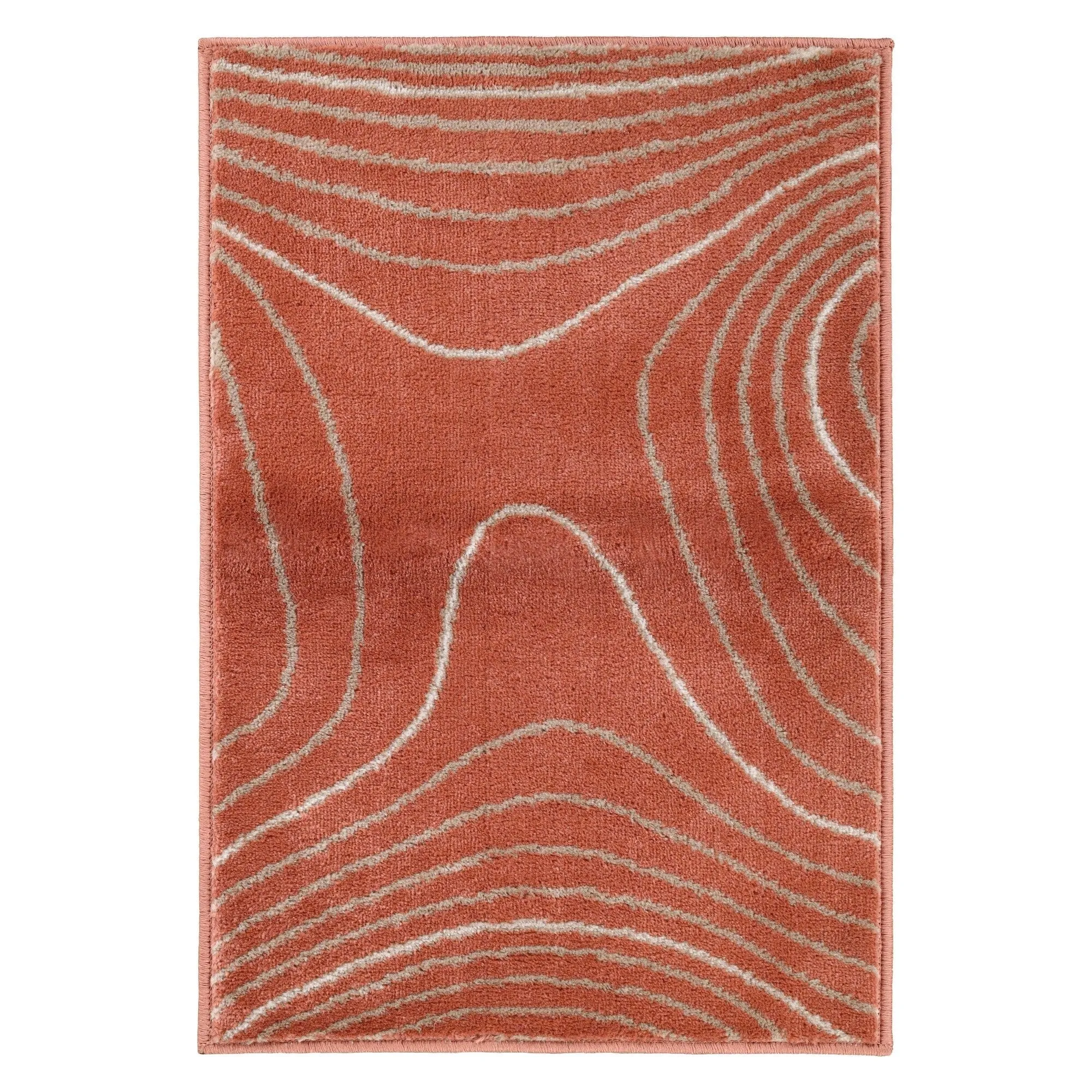 Superior Veer Modern Abstract Wood Grain Indoor Runner or Area Rug