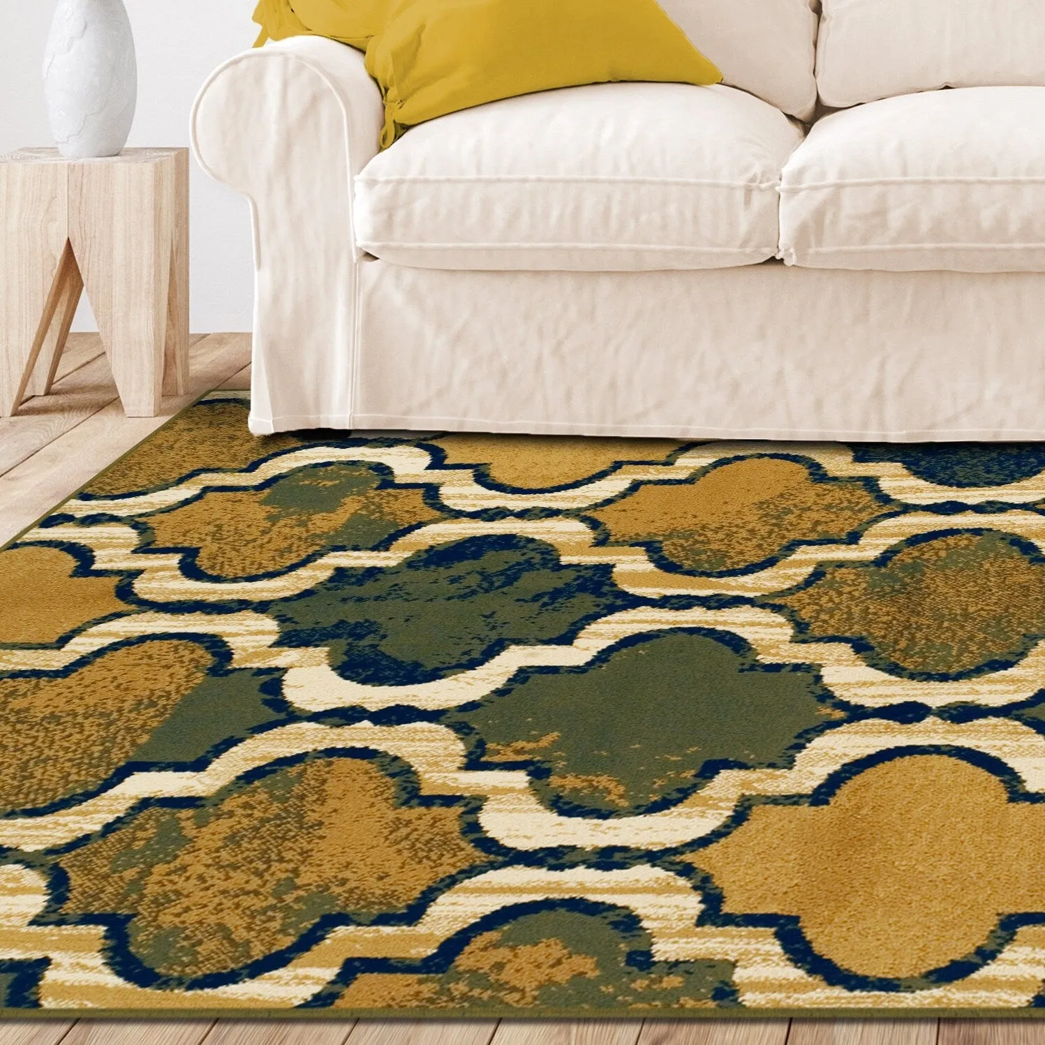 Superior Viking Modern Geometric Indoor Area Rug