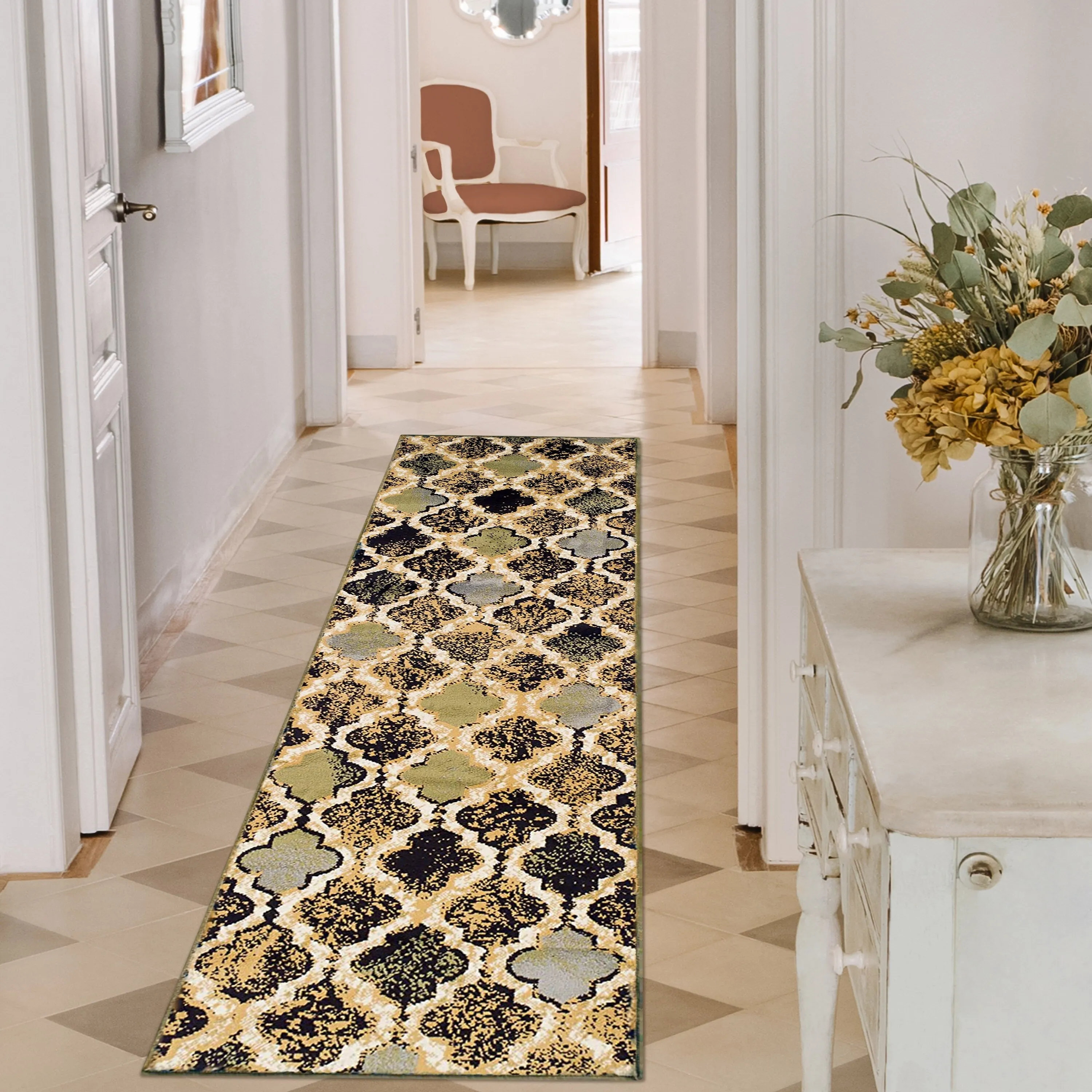 Superior Viking Modern Geometric Indoor Area Rug