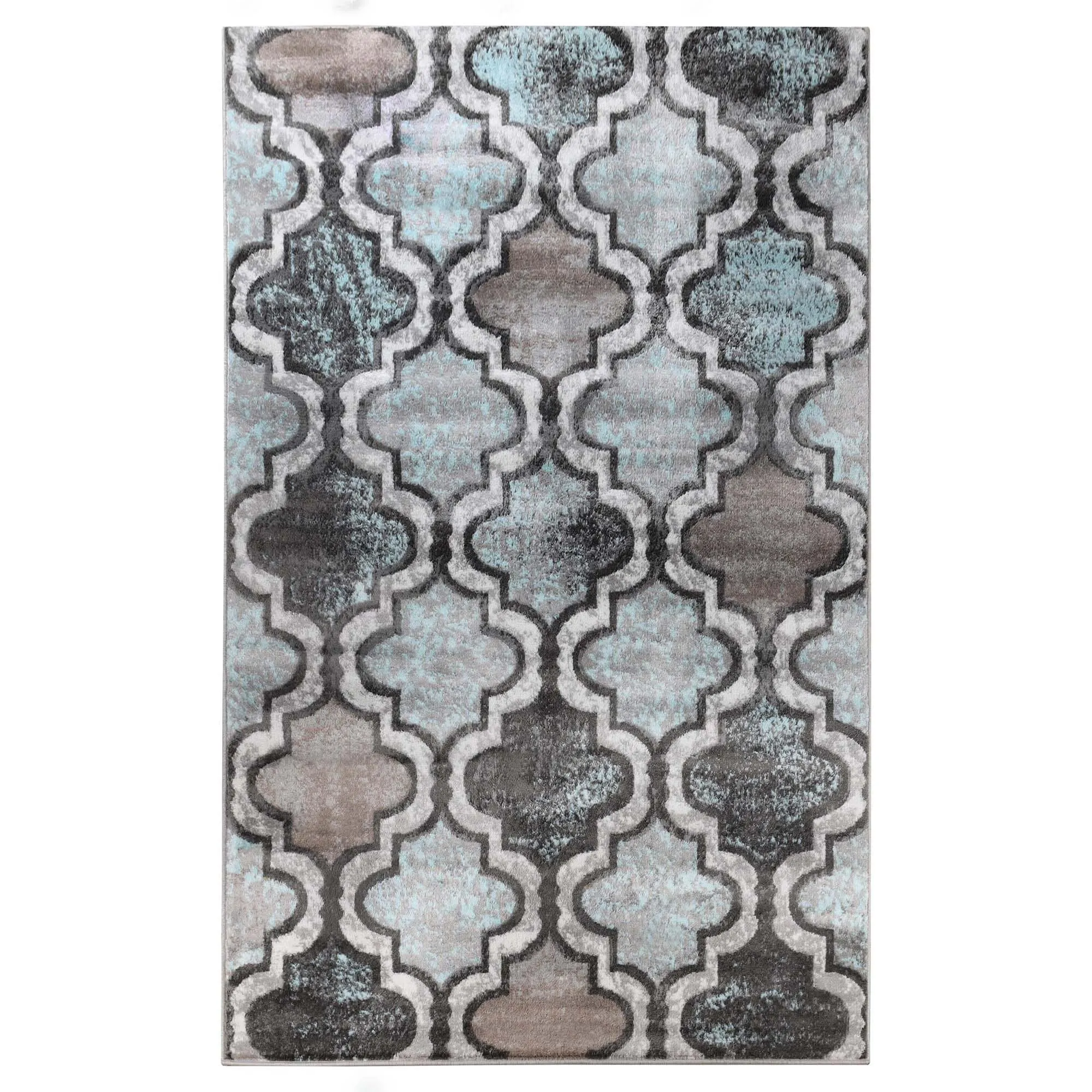 Superior Viking Modern Geometric Indoor Area Rug