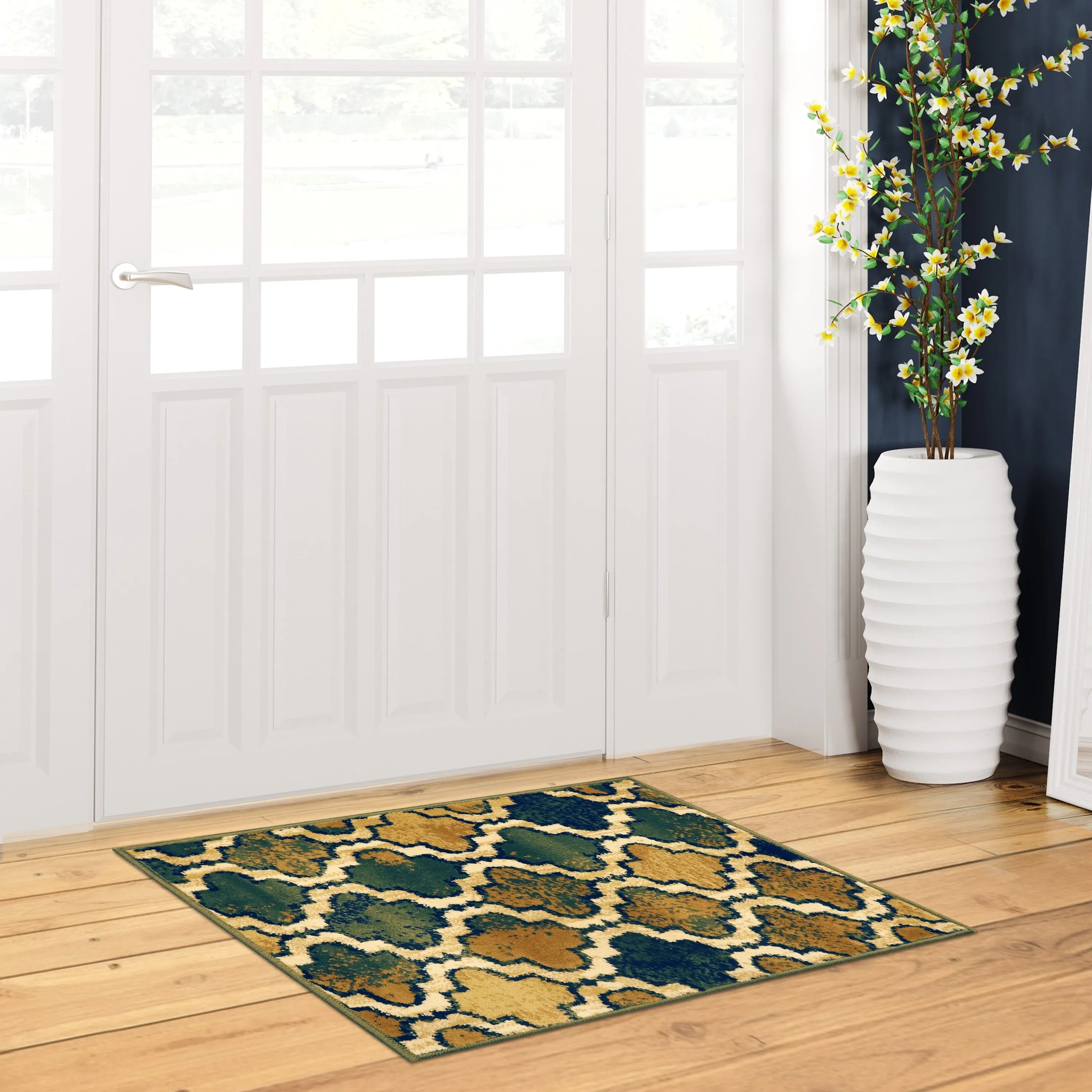 Superior Viking Modern Geometric Indoor Area Rug