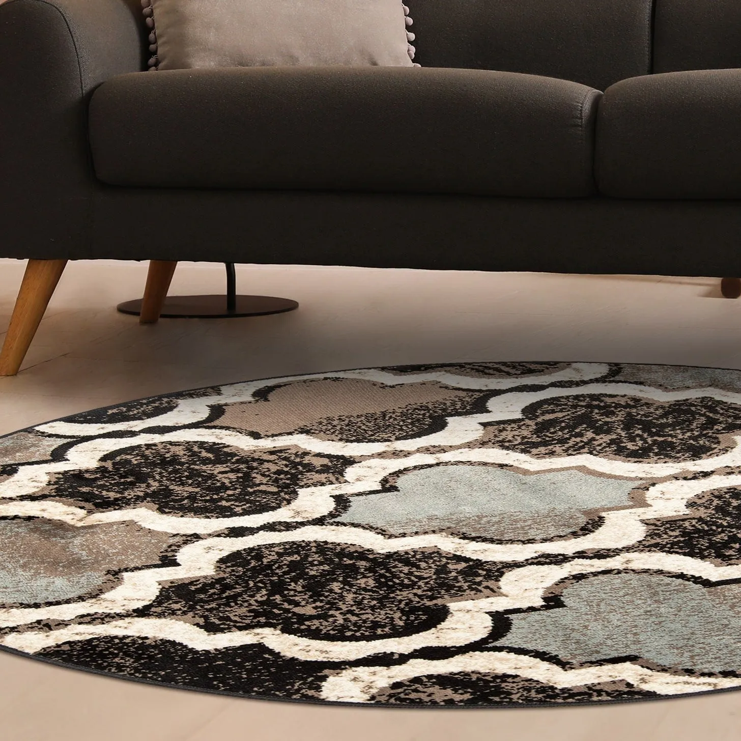 Superior Viking Modern Geometric Indoor Area Rug