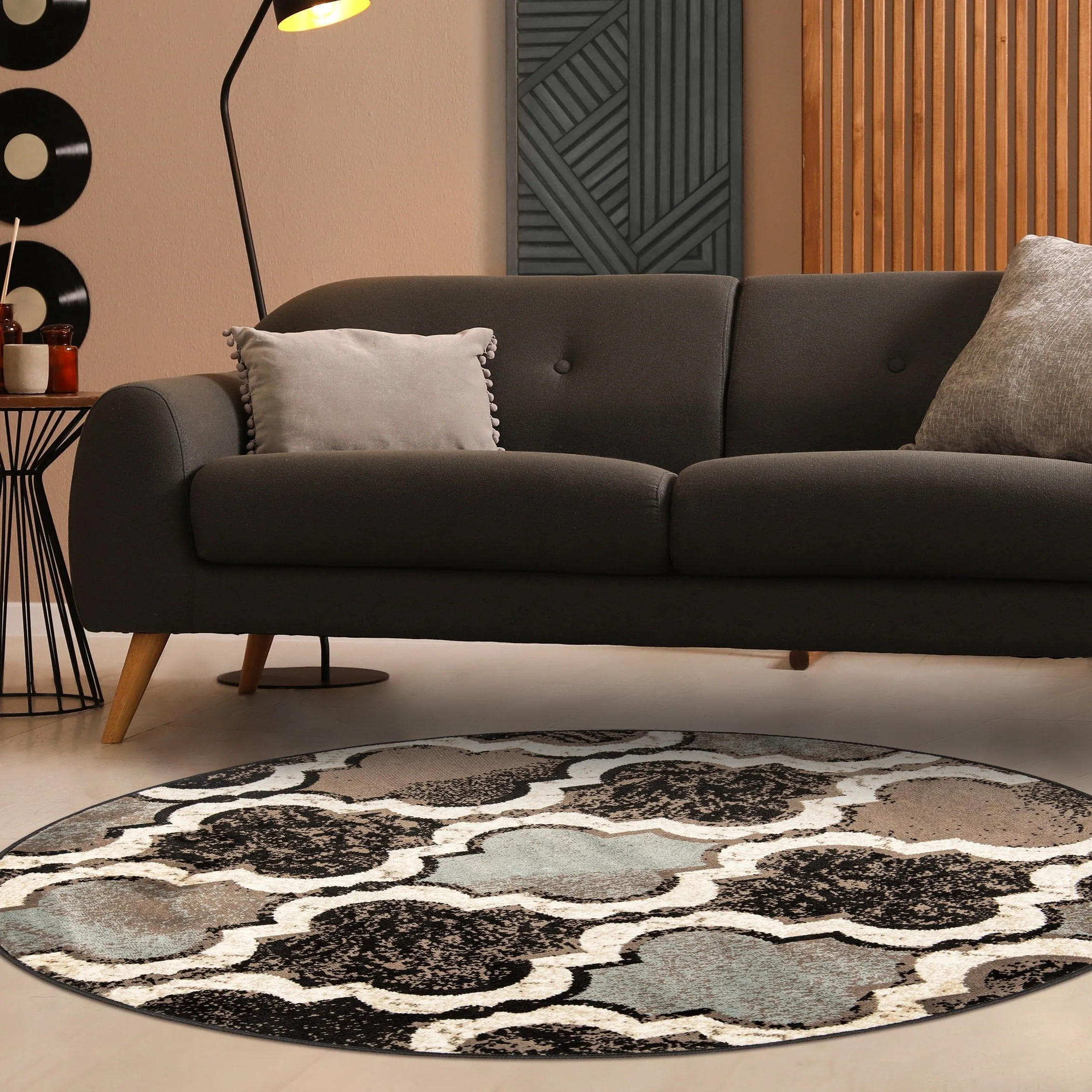 Superior Viking Modern Geometric Indoor Area Rug
