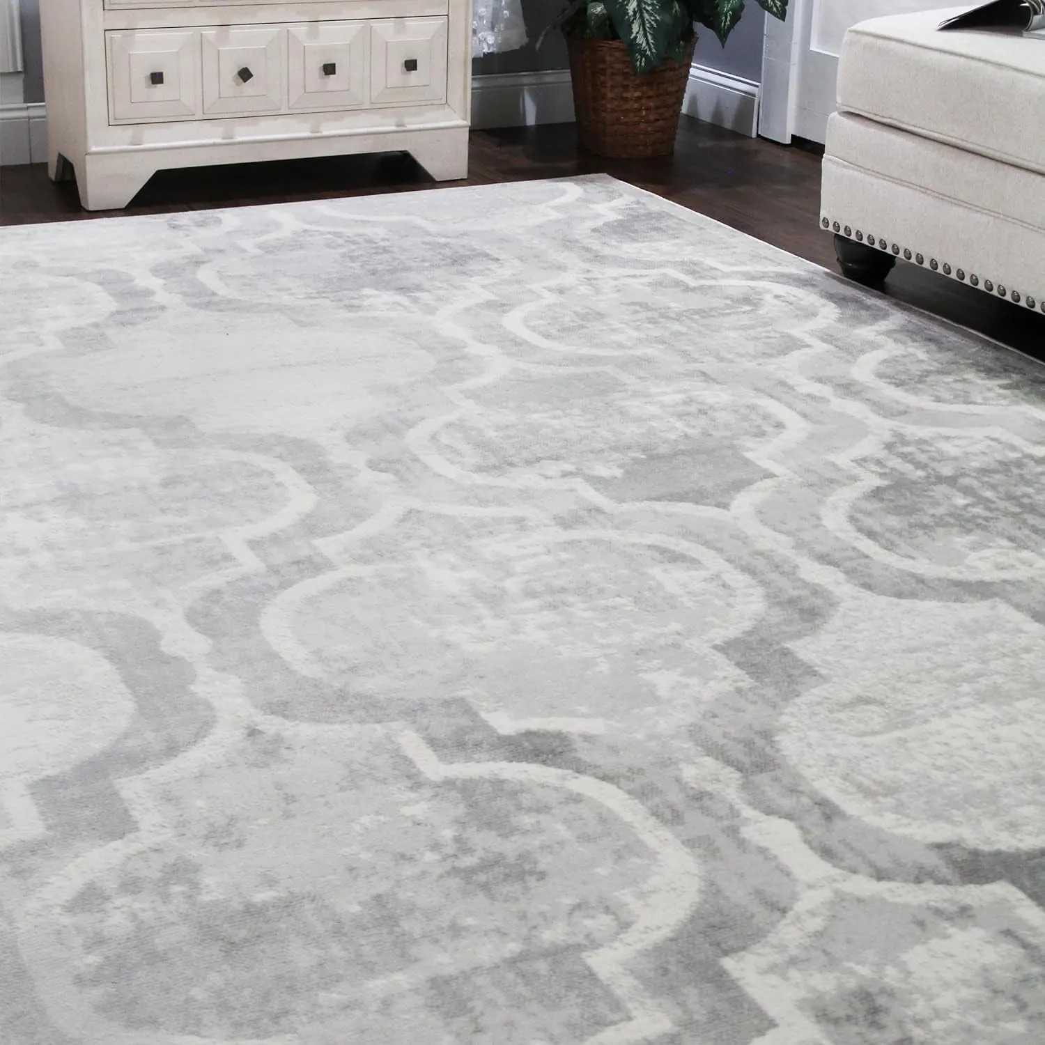 Superior Viking Modern Geometric Indoor Area Rug