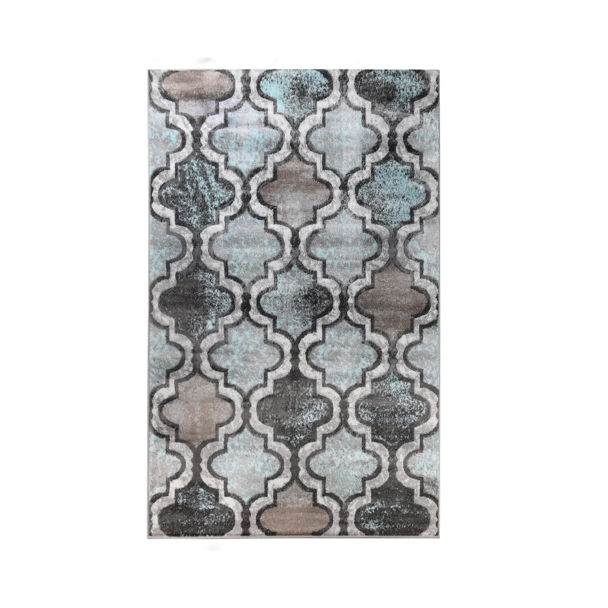 Superior Viking Modern Geometric Indoor Area Rug