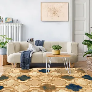 Superior Viking Modern Geometric Indoor Area Rug