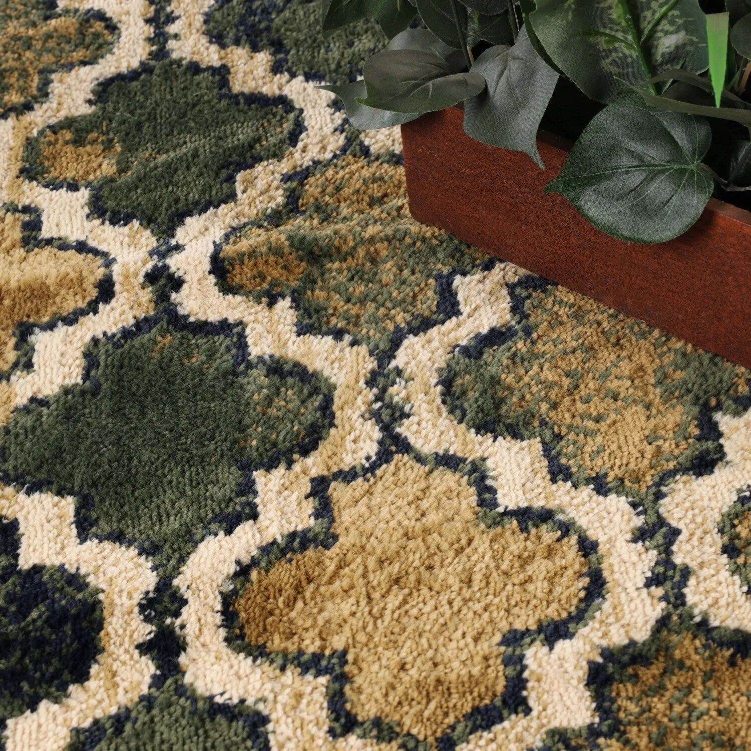 Superior Viking Modern Geometric Indoor Area Rug