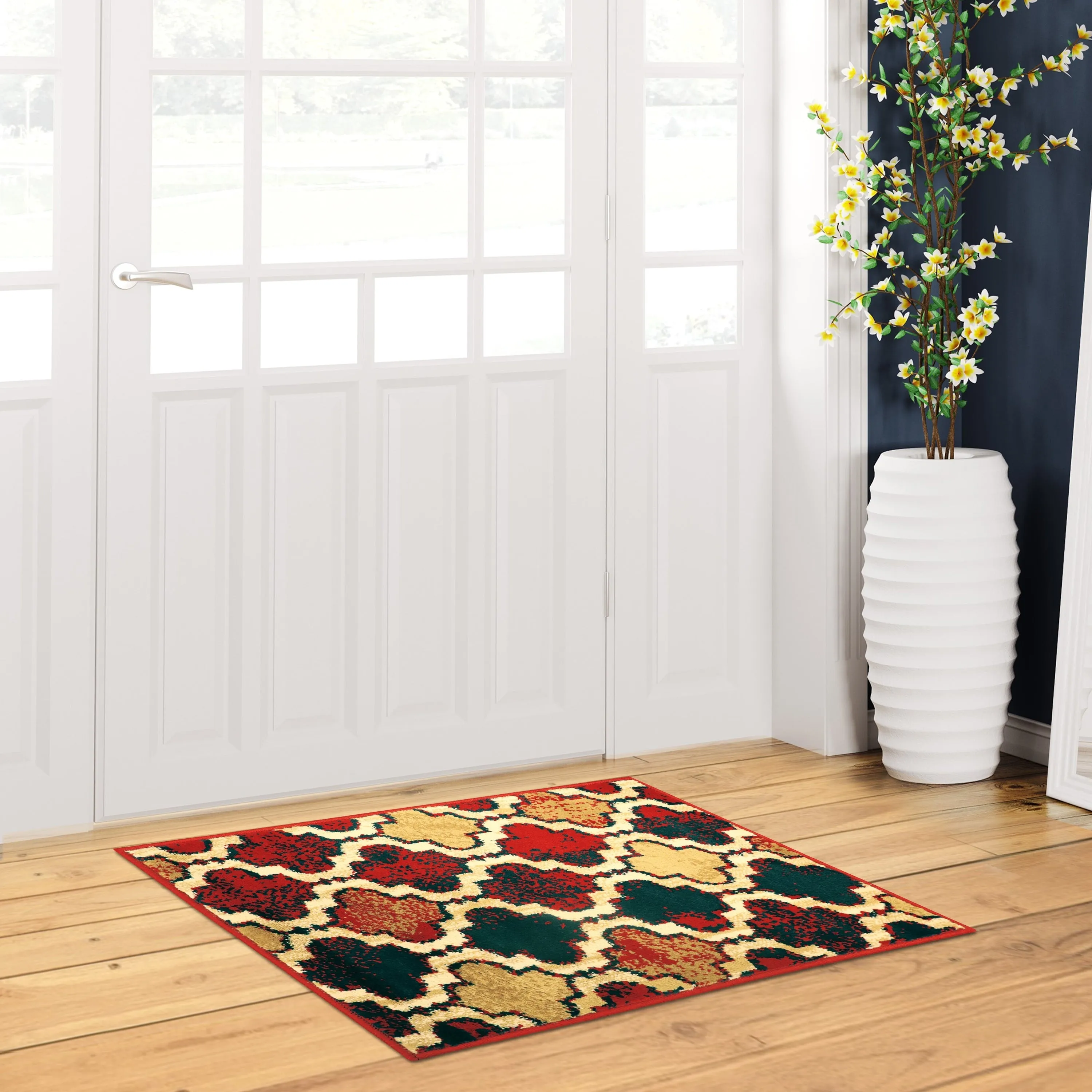 Superior Viking Modern Geometric Indoor Area Rug