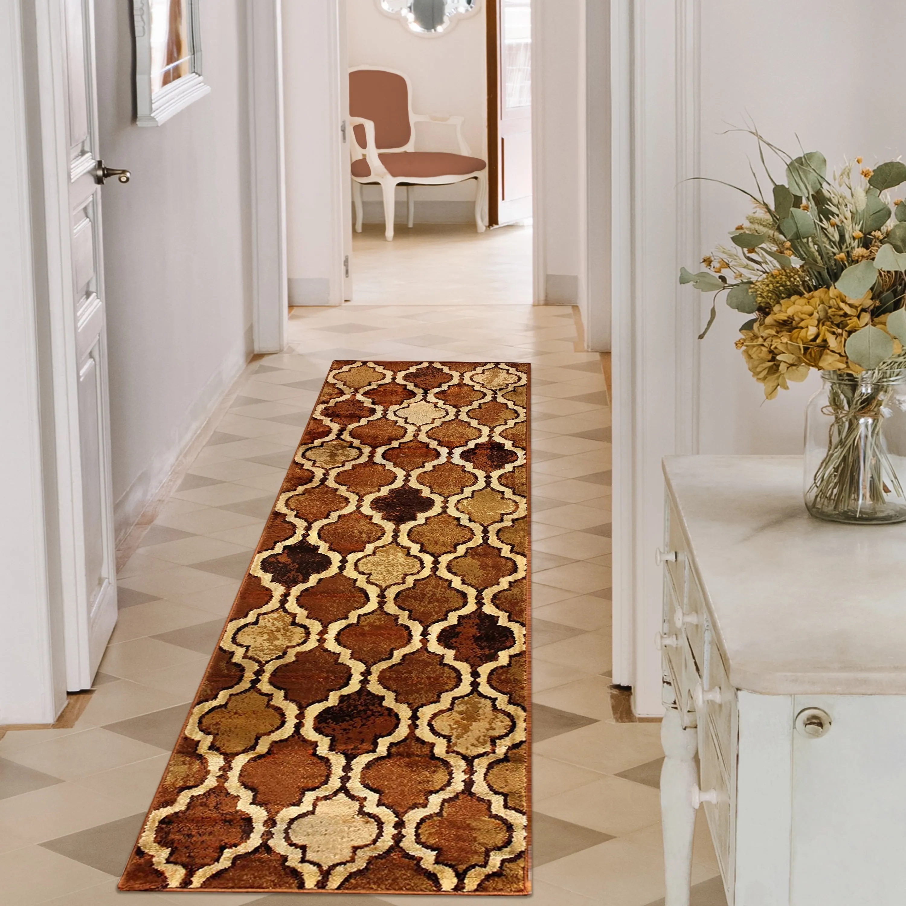 Superior Viking Modern Geometric Indoor Area Rug