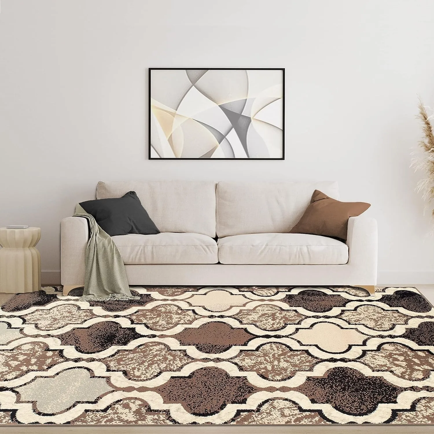 Superior Viking Modern Geometric Indoor Area Rug