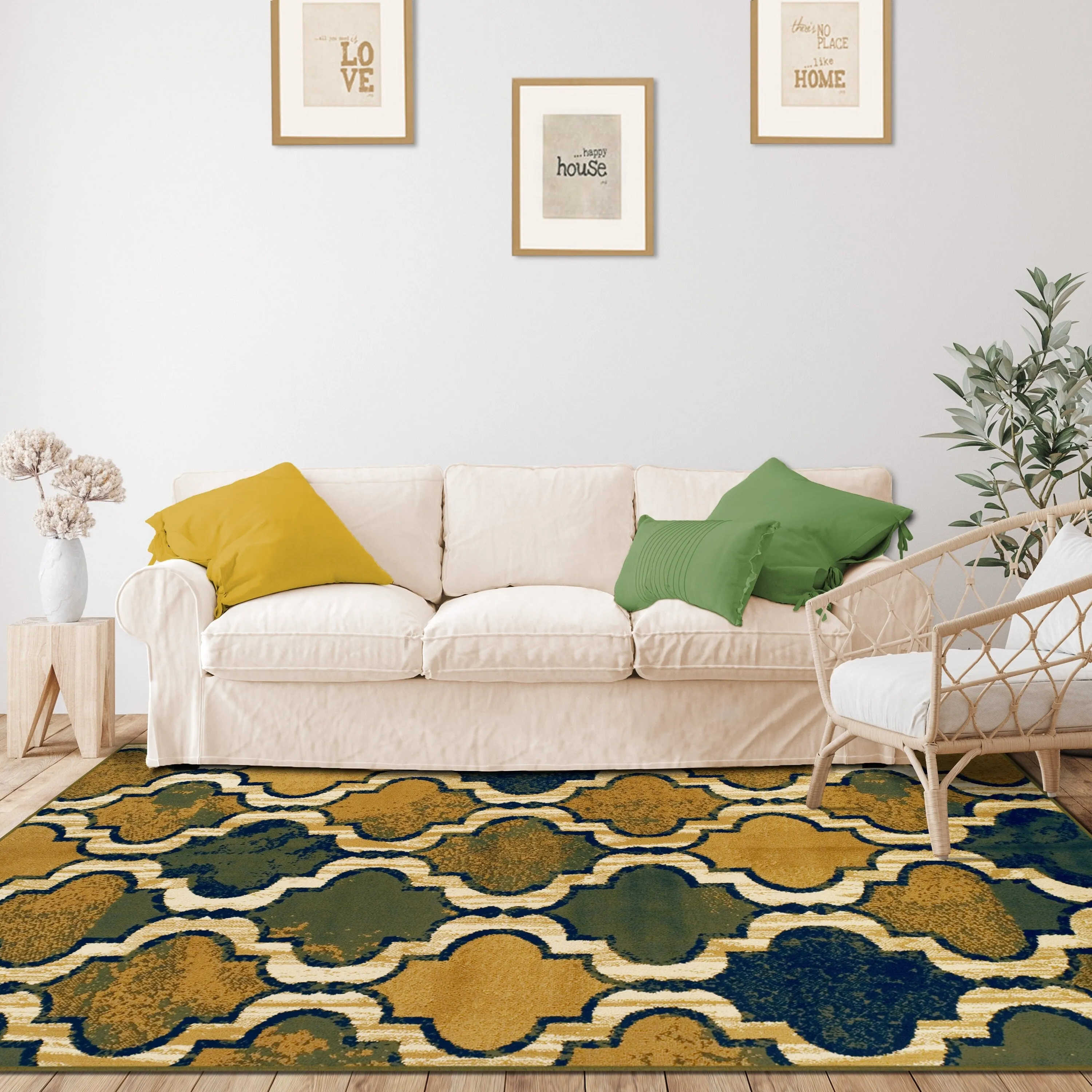 Superior Viking Modern Geometric Indoor Area Rug