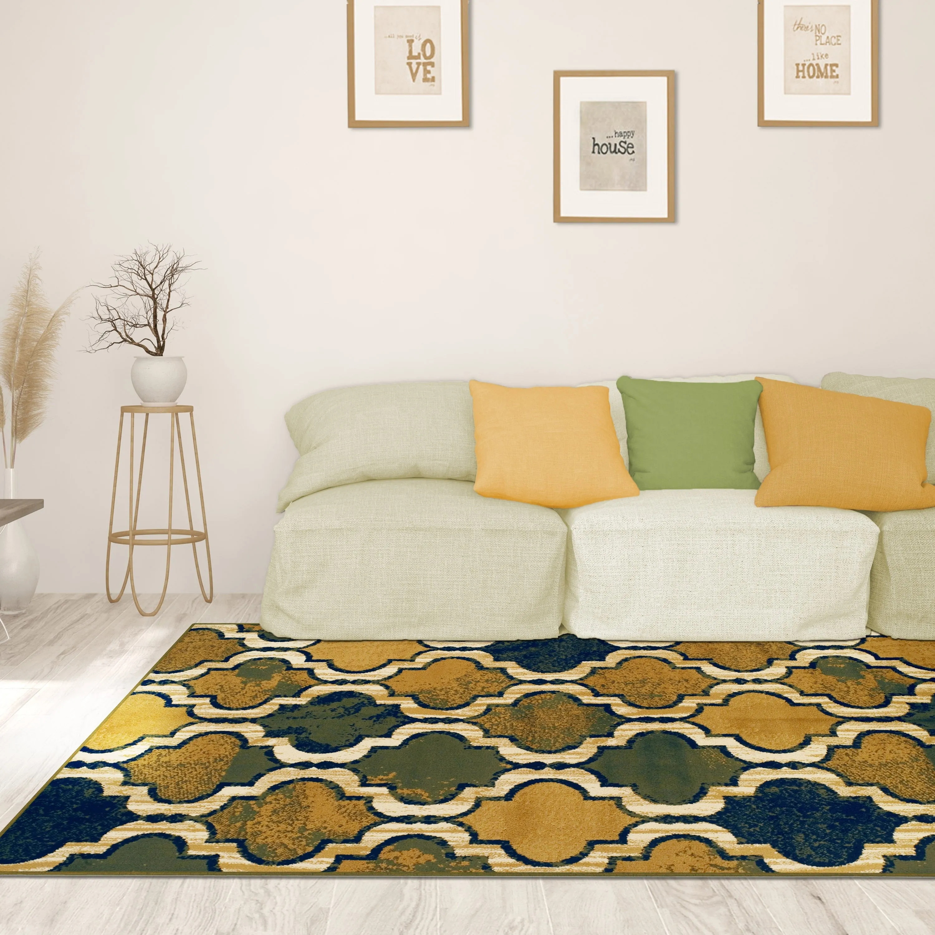 Superior Viking Modern Geometric Indoor Area Rug