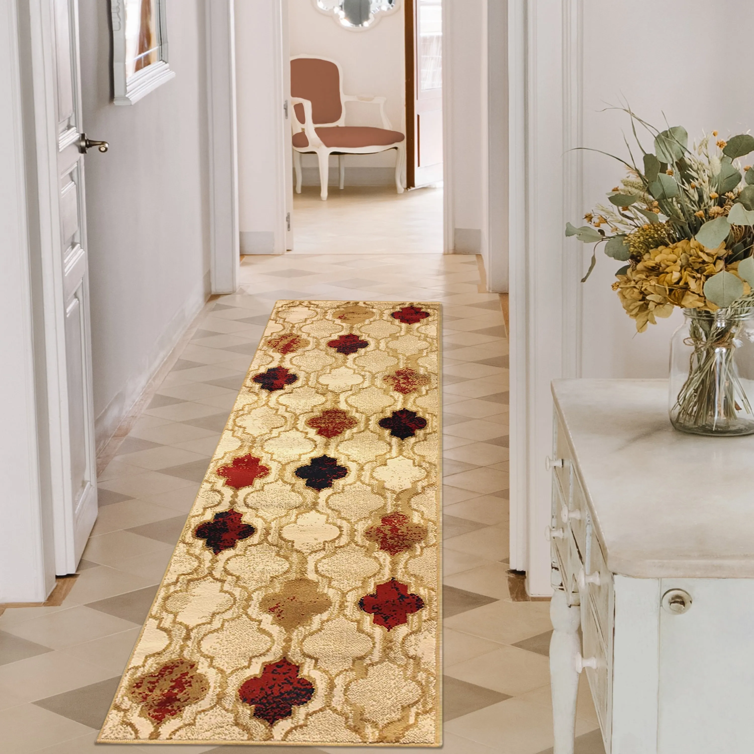 Superior Viking Modern Geometric Indoor Area Rug