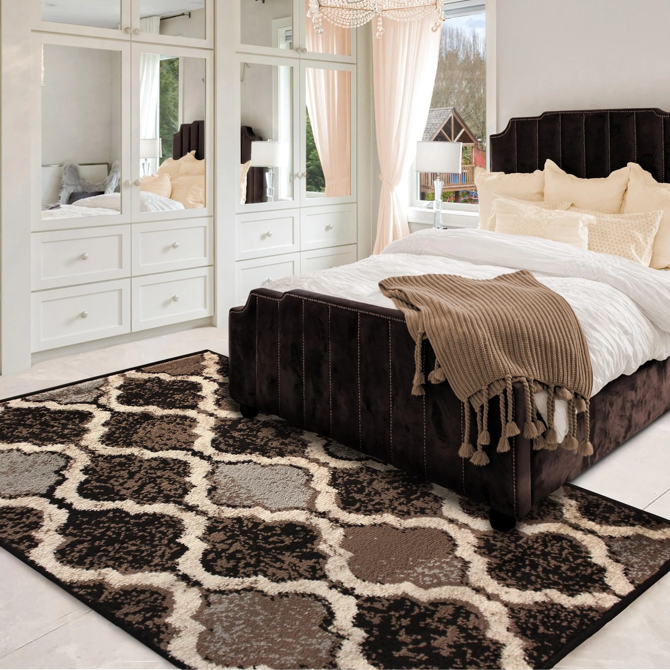 Superior Viking Modern Geometric Indoor Area Rug