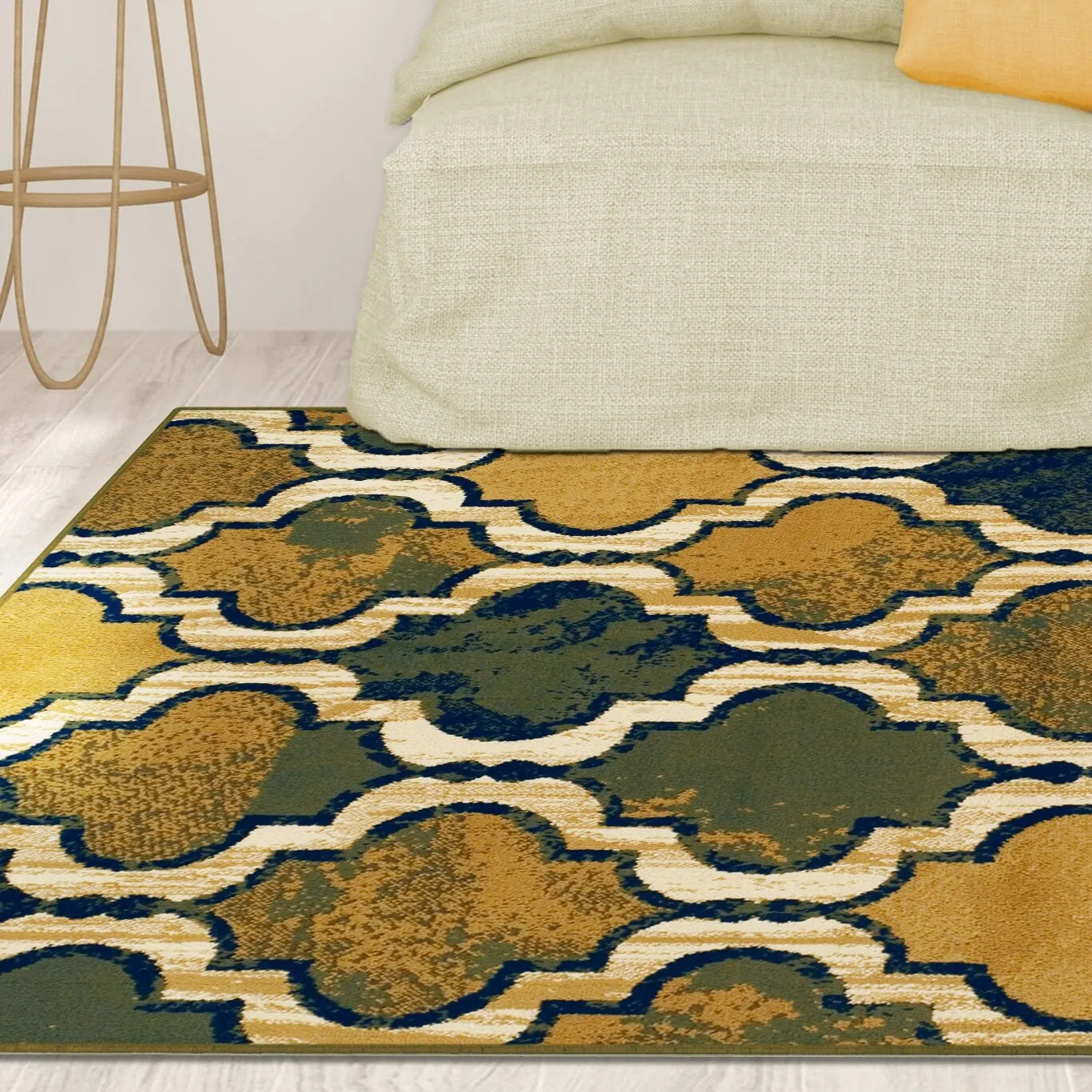 Superior Viking Modern Geometric Indoor Area Rug