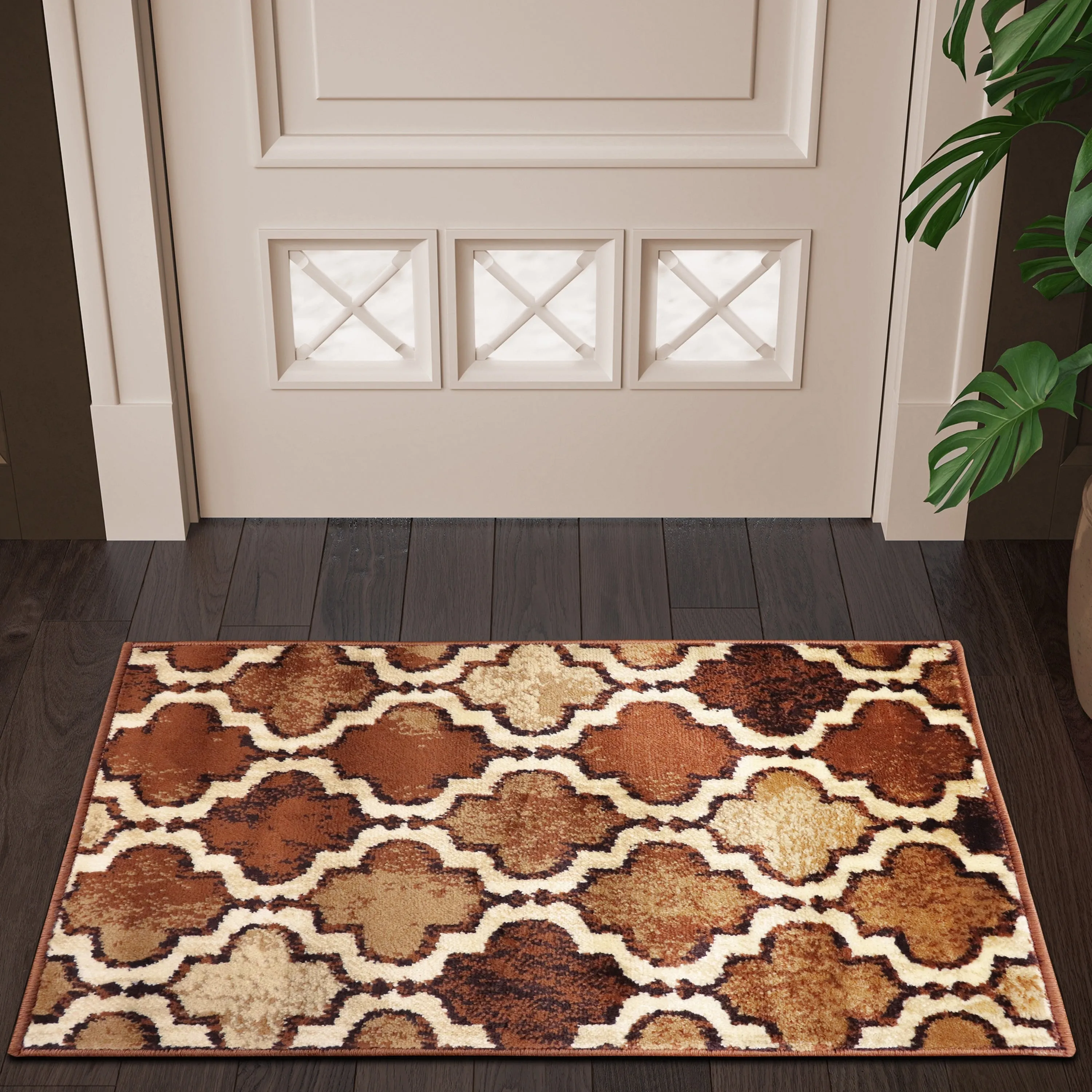 Superior Viking Modern Geometric Indoor Area Rug