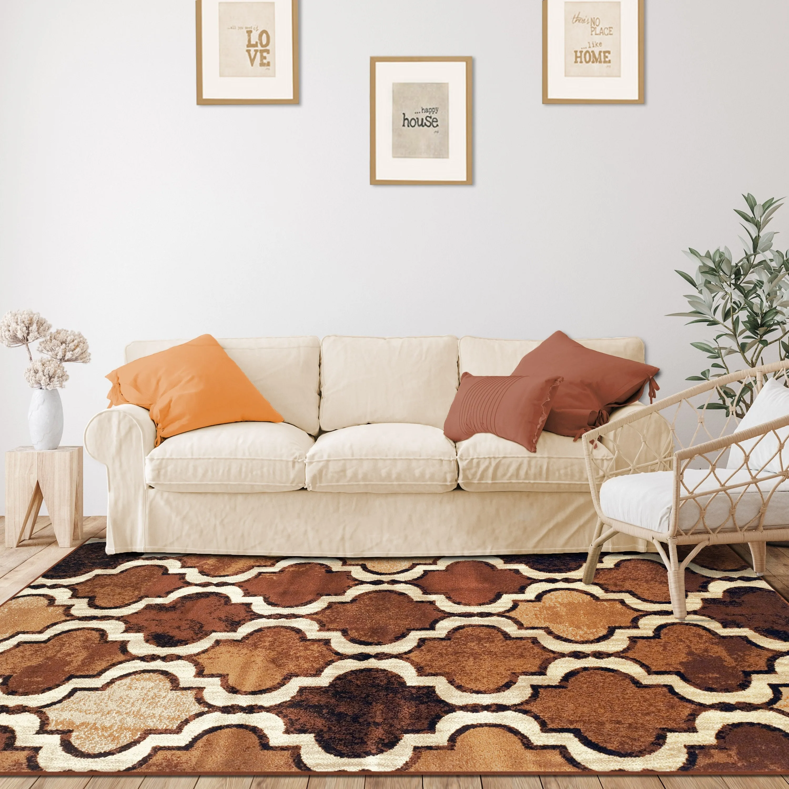 Superior Viking Modern Geometric Indoor Area Rug