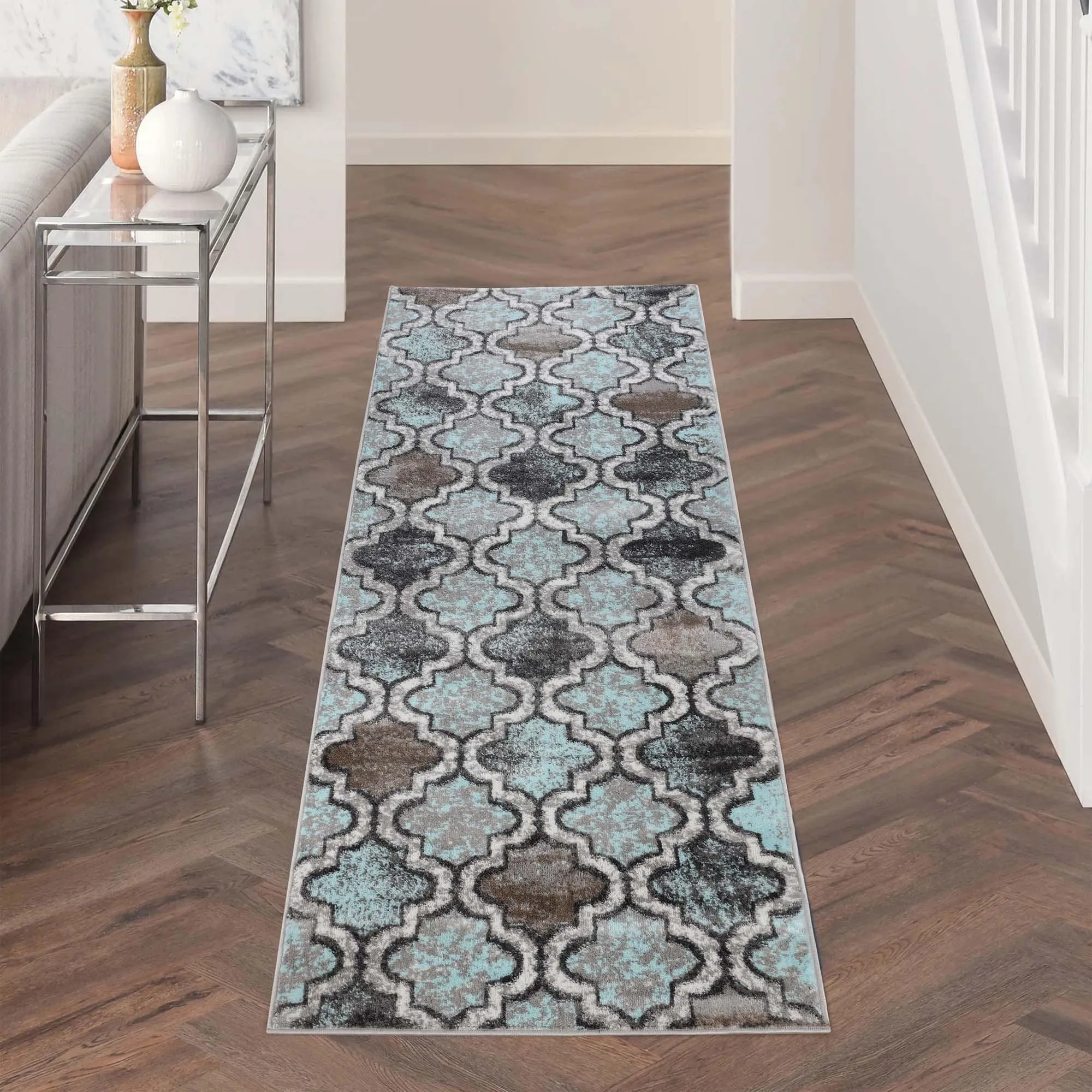 Superior Viking Modern Geometric Indoor Area Rug